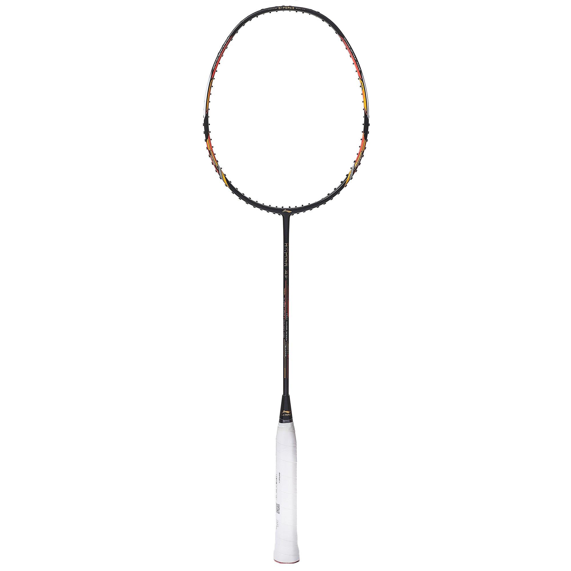 Black/Orange - Li Ning - G Force Badminton Racket - 4