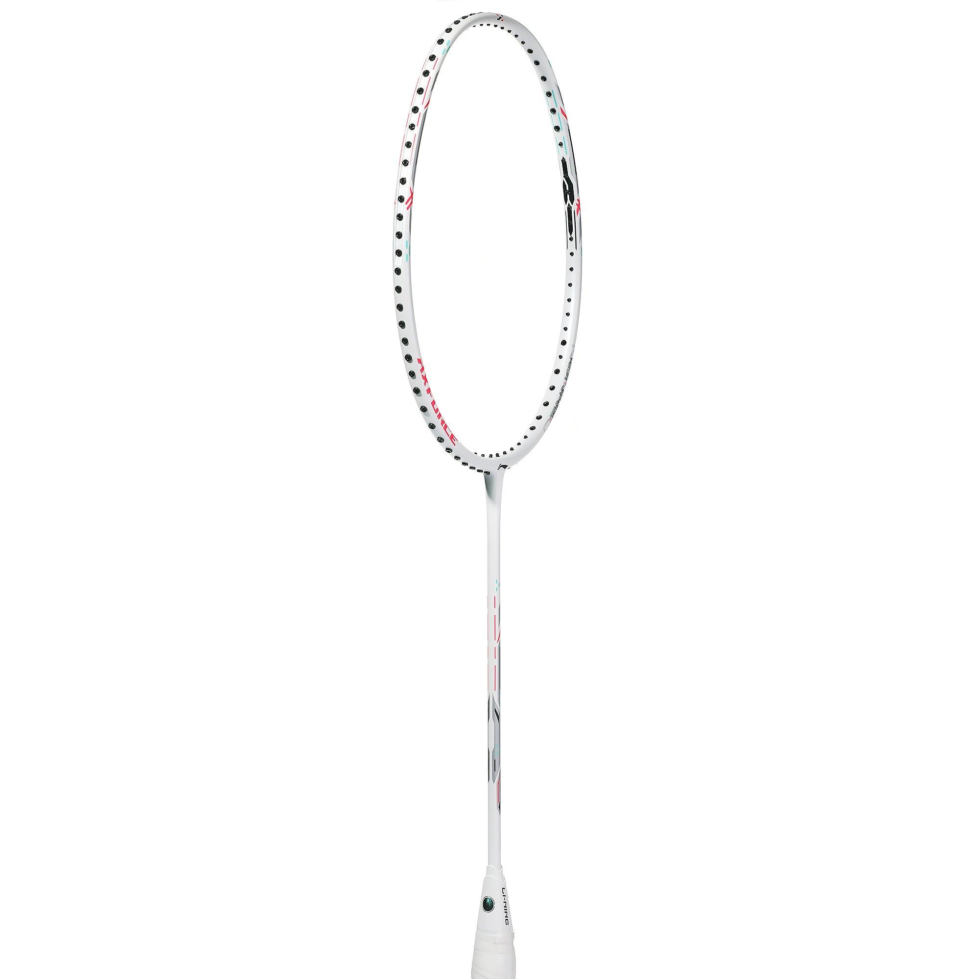 White - Li Ning - AxForce Long Cannon Badminton Racket Adults - 2