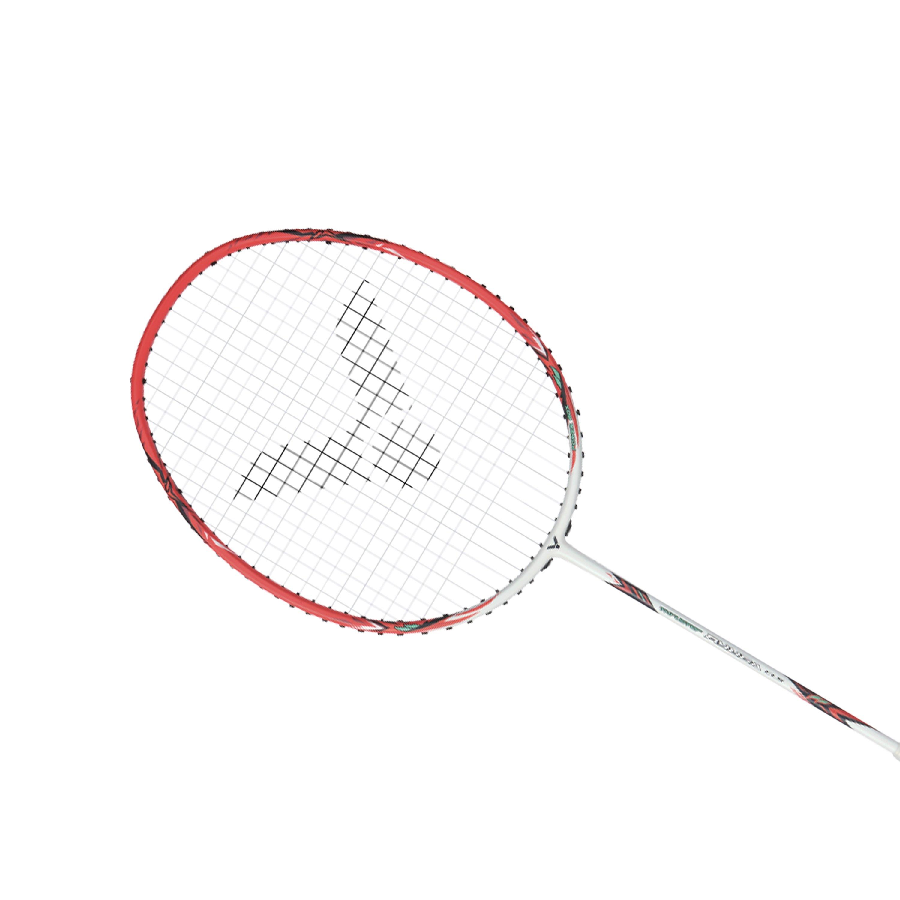White/Red - Victor - Thruster Ryuga CLS Badminton Racket - 2