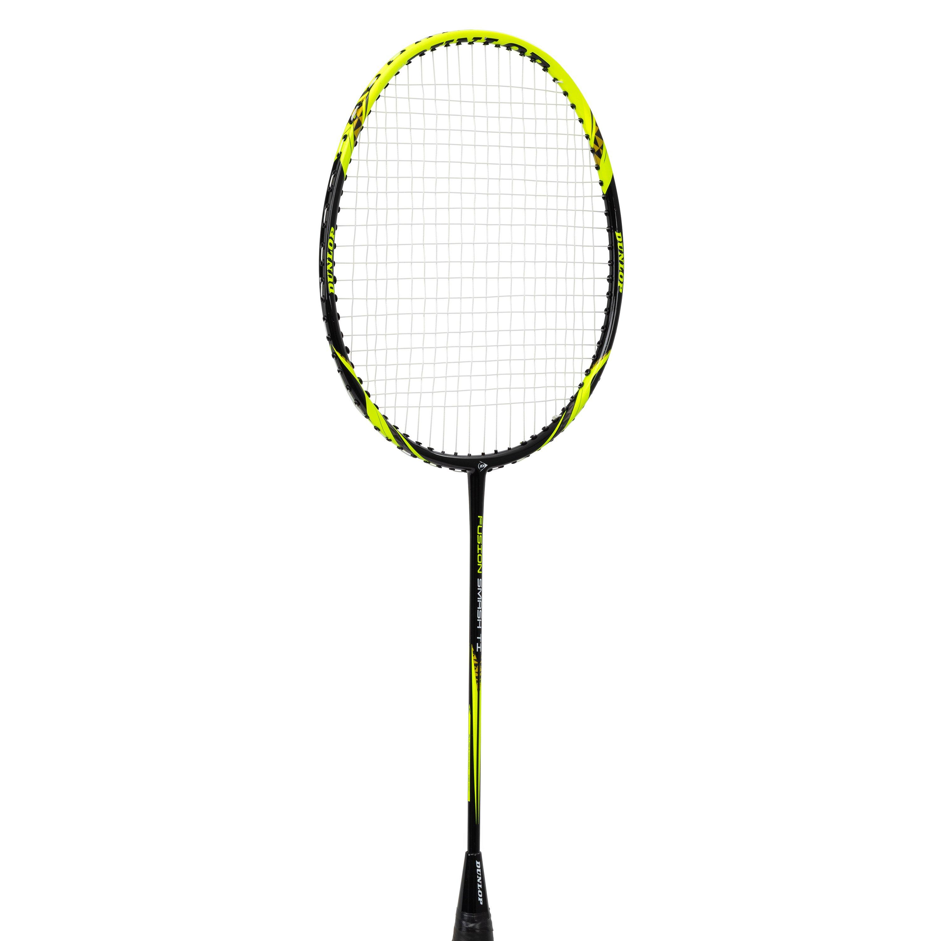 Schwarz/Gelb - Dunlop - Adults X Fsmash Badminton Racket - 2