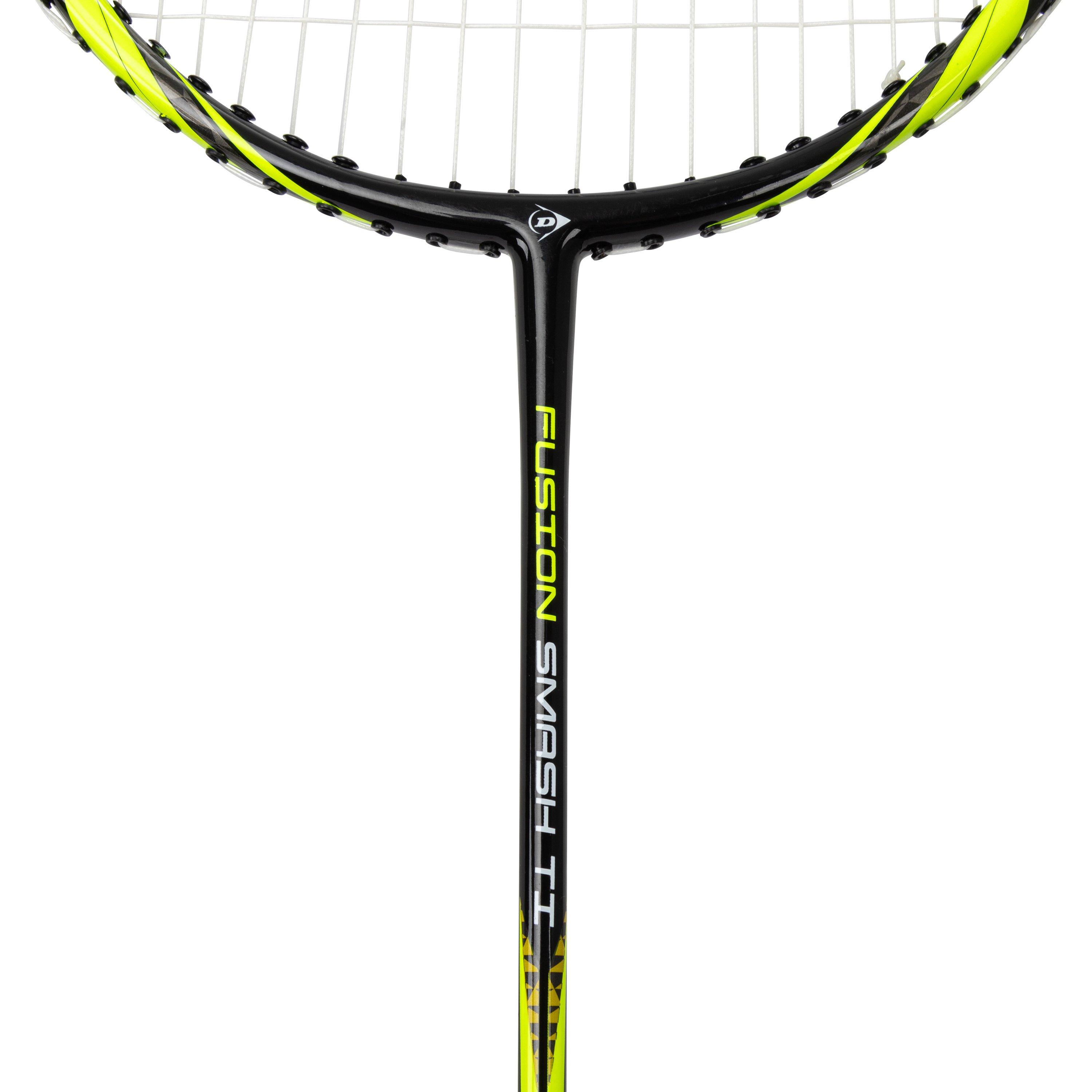 Schwarz/Gelb - Dunlop - Adults X Fsmash Badminton Racket - 5