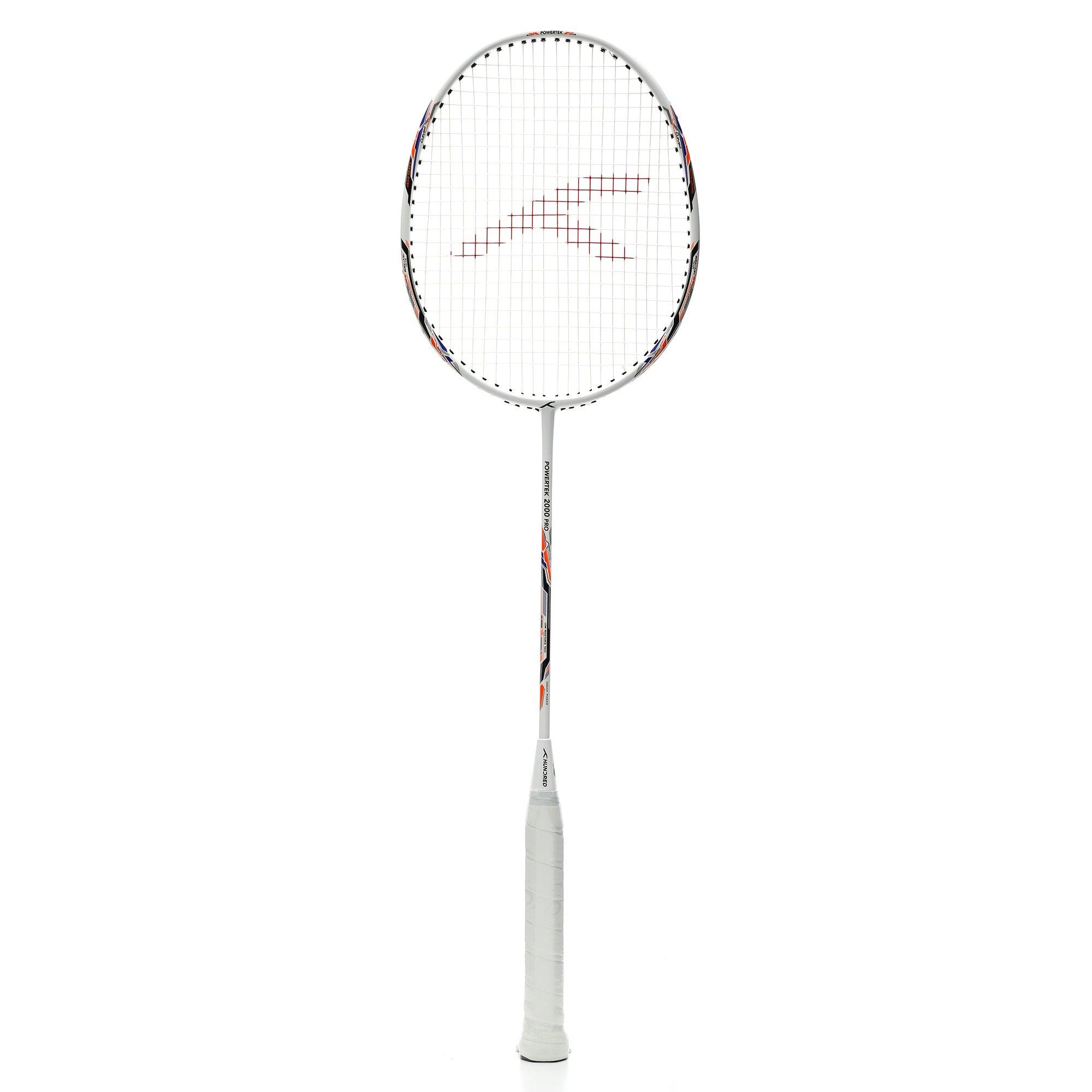 White - Hundred - PowerTek 2000 Pro Badminton Racket - 4