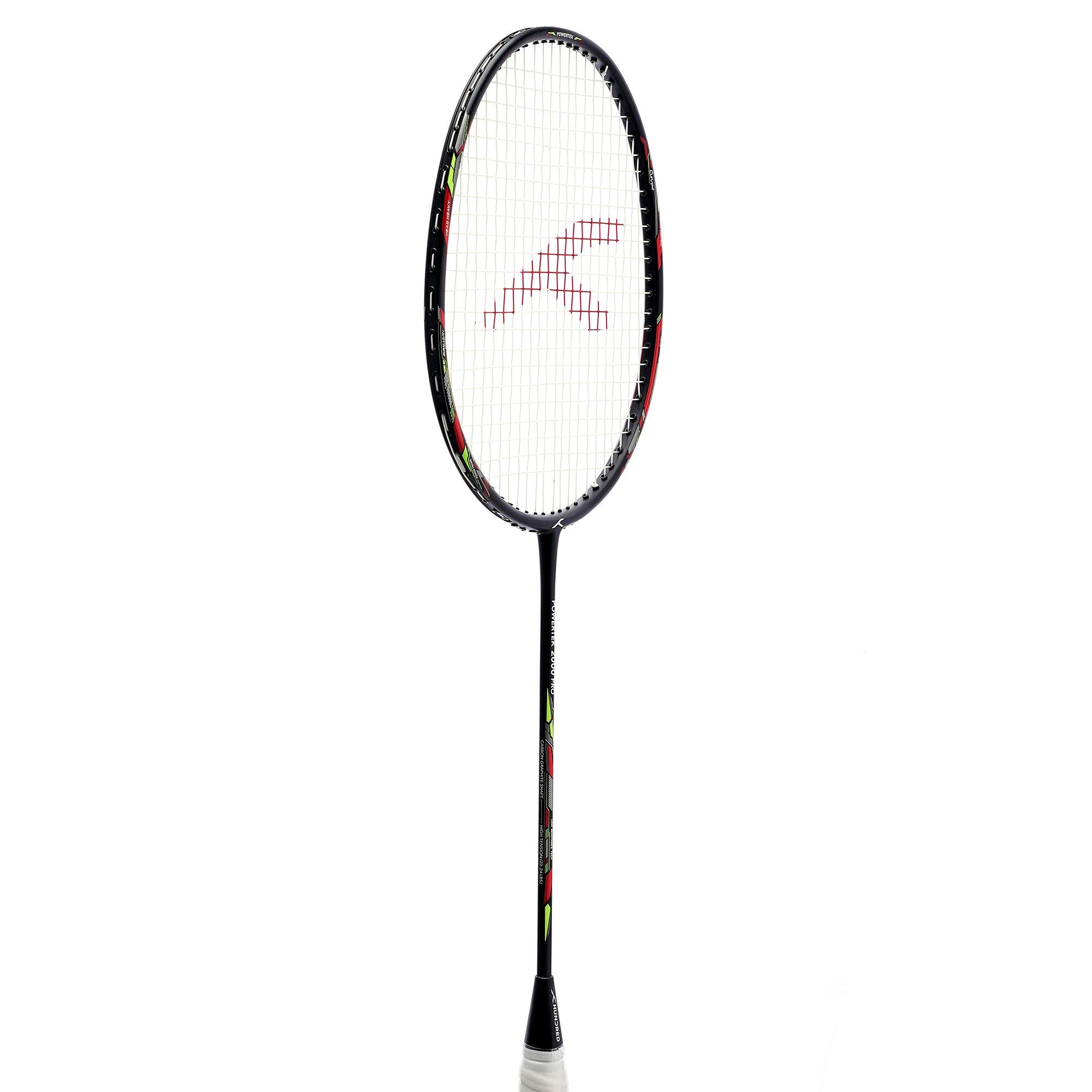 Black - Hundred - PowerTek 2000 Pro Badminton Racket - 2