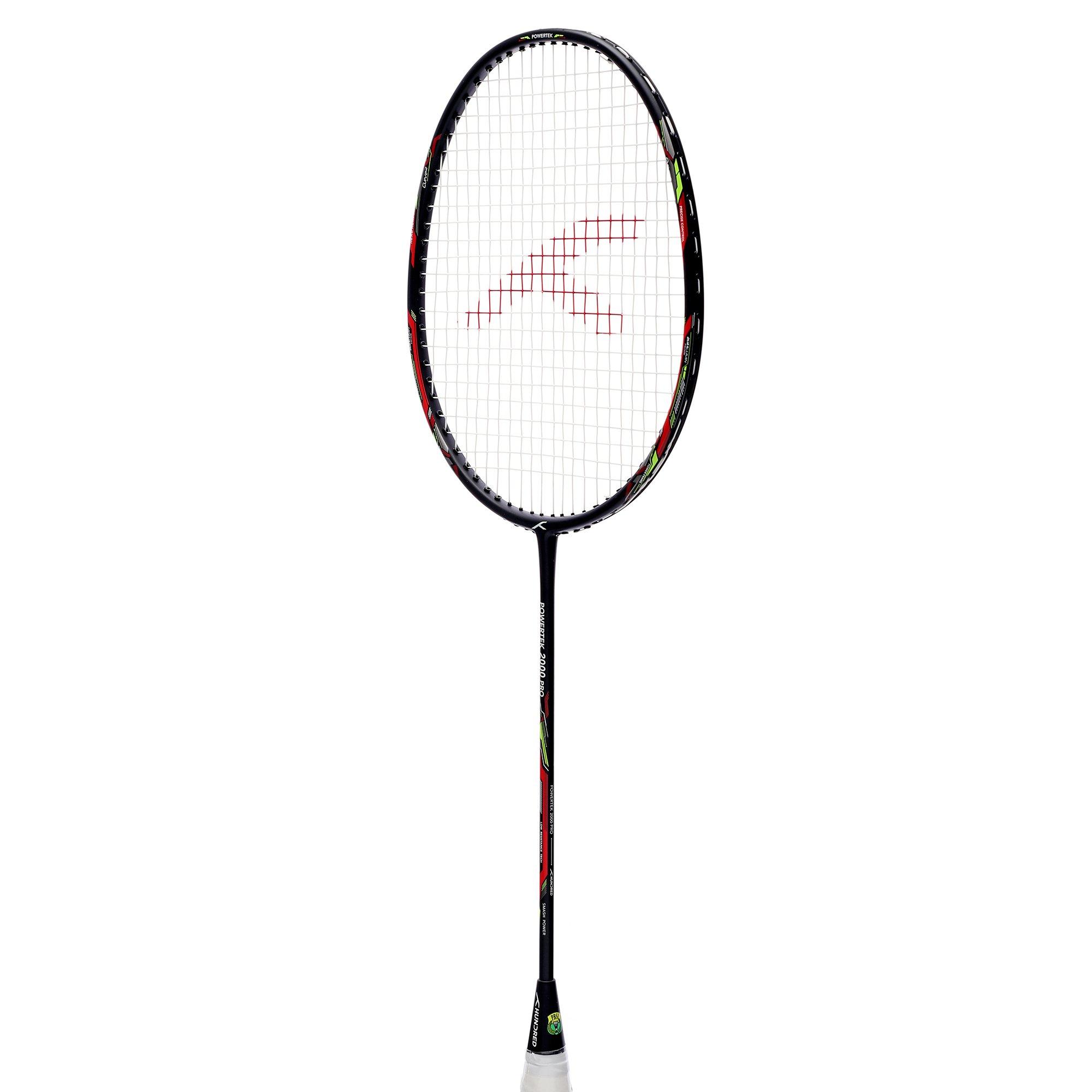 Black - Hundred - PowerTek 2000 Pro Badminton Racket - 3