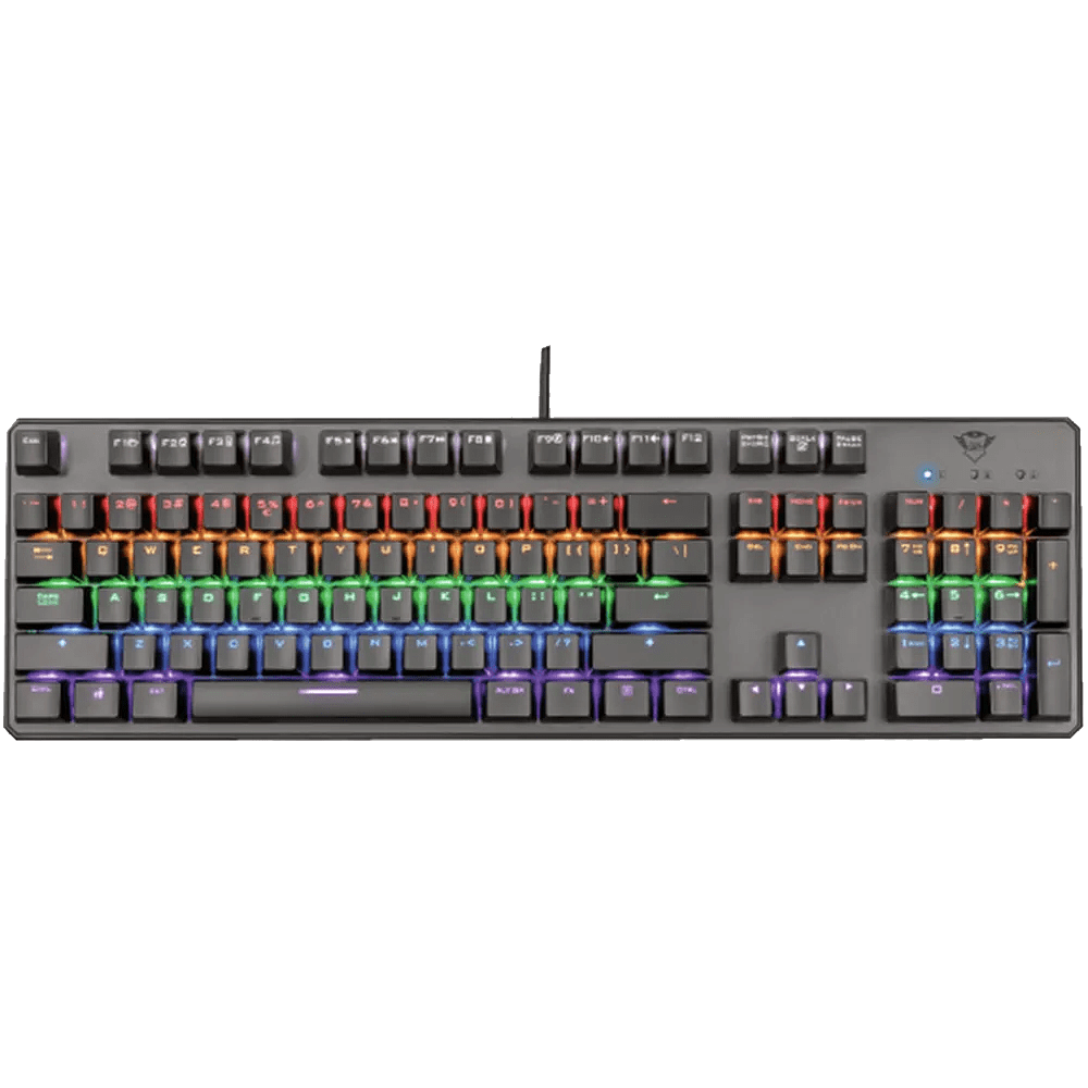 Zwart - Trust - GXT 865 Asta Mechanical Keyboard - 1