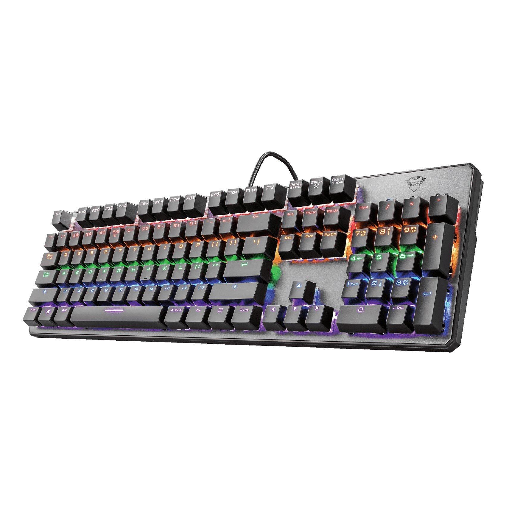 Zwart - Trust - GXT 865 Asta Mechanical Keyboard - 2