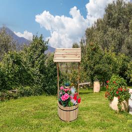Linea Large Woodland Wishing Well Planter