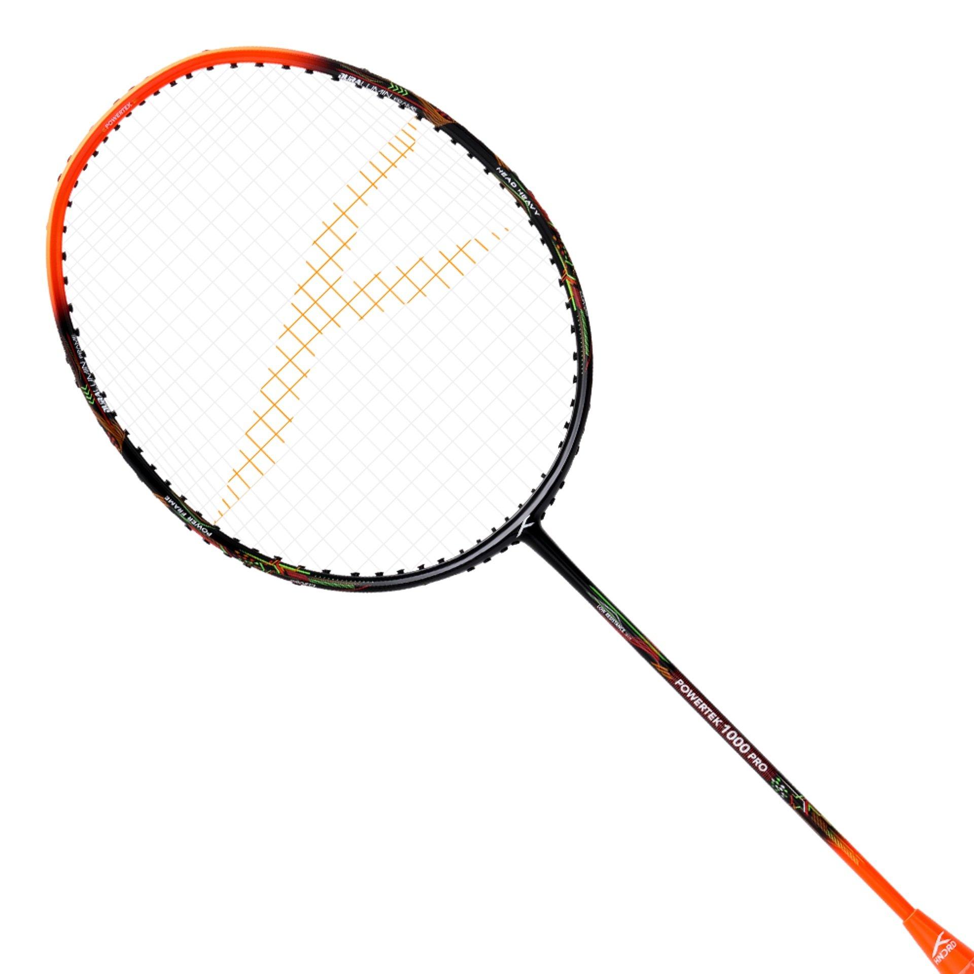 Blk/Org/Red - Hundred - PowerTek 1000 Badminton Racket - 1