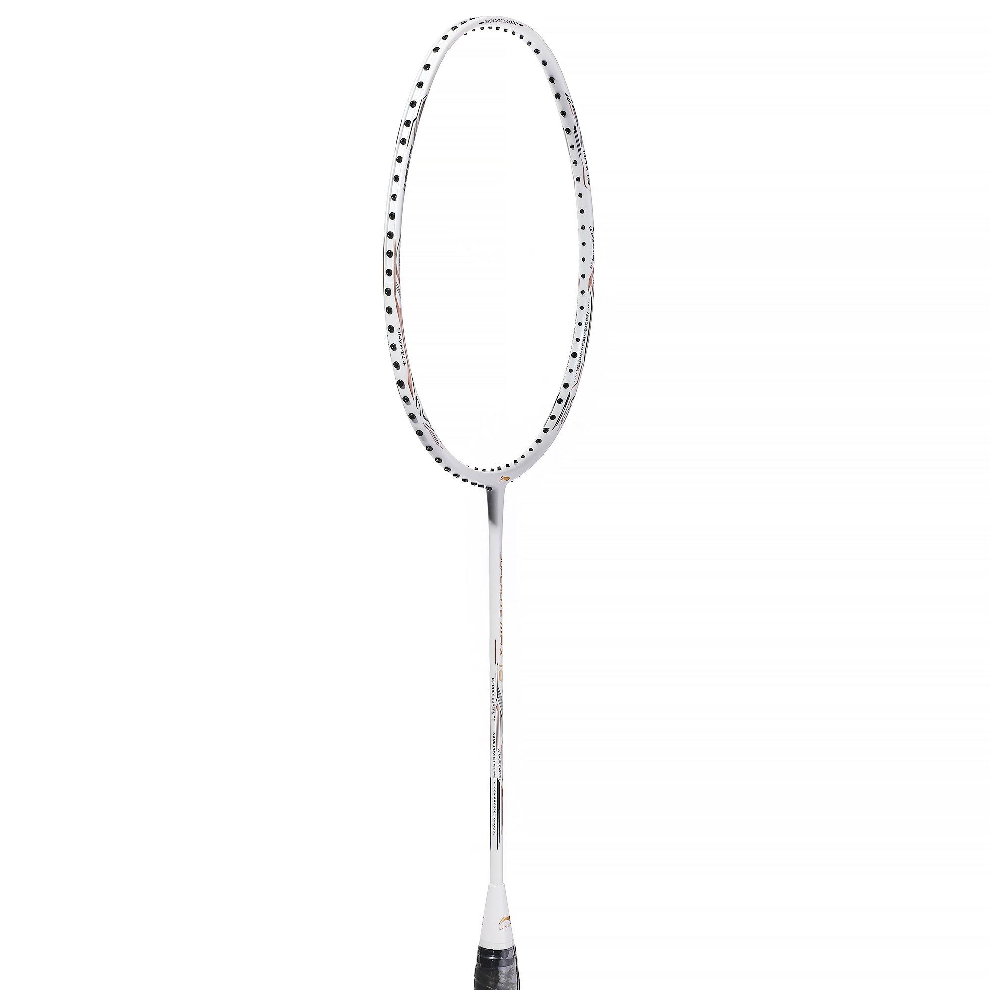 White/Gold - Li Ning - G-Force Slam Badminton Racket Adults - 2