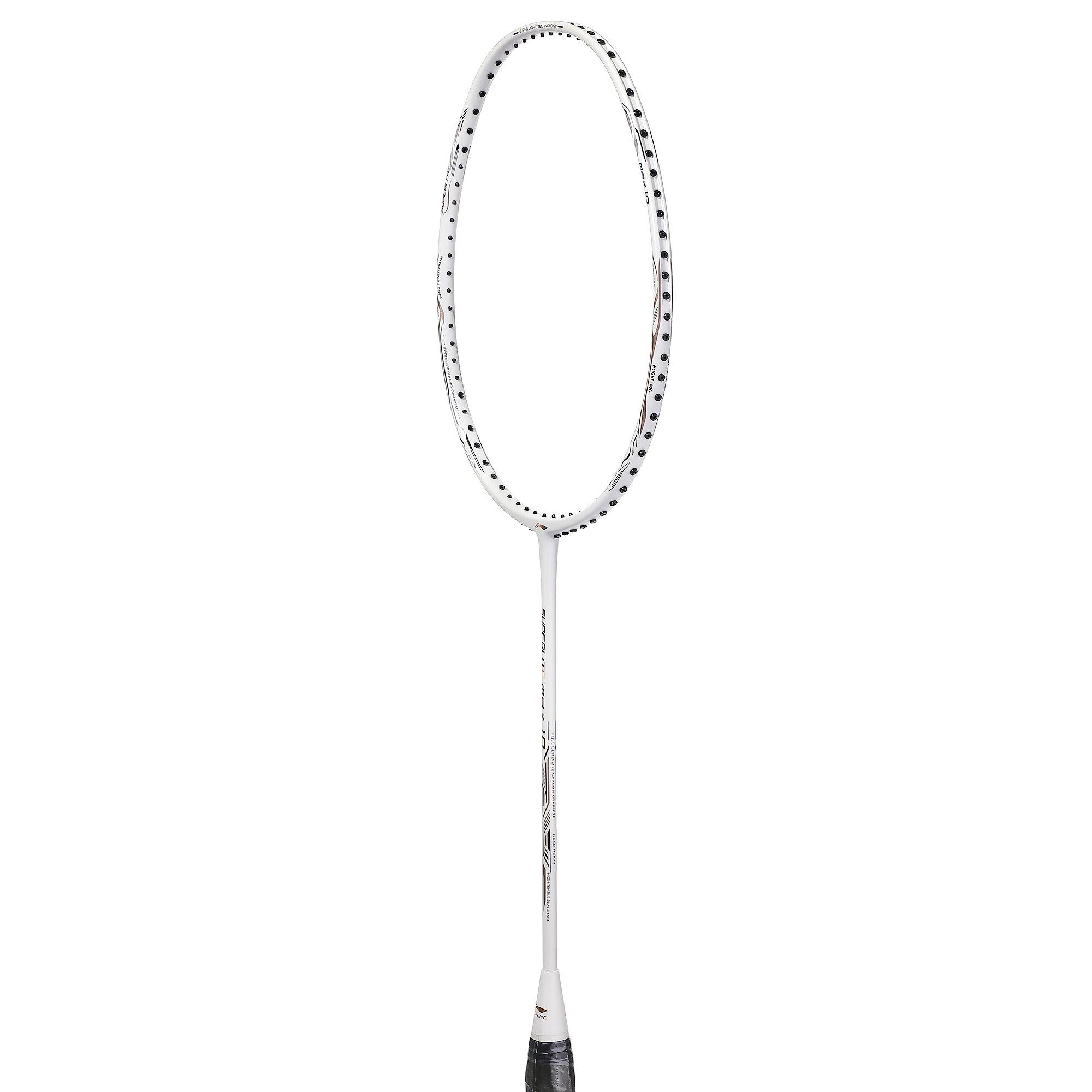 White/Gold - Li Ning - G-Force Slam Badminton Racket Adults - 3