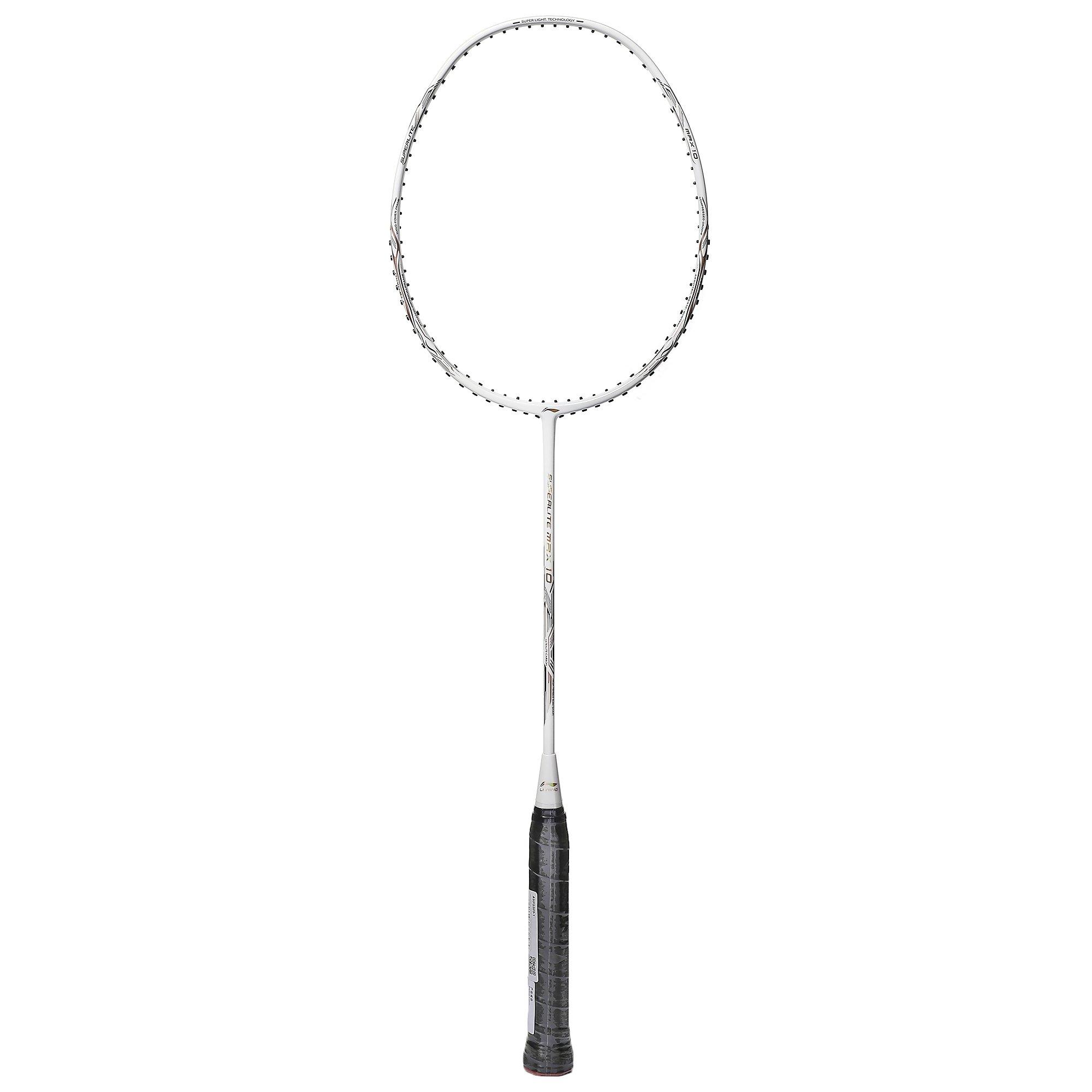 White/Gold - Li Ning - G-Force Slam Badminton Racket Adults - 4