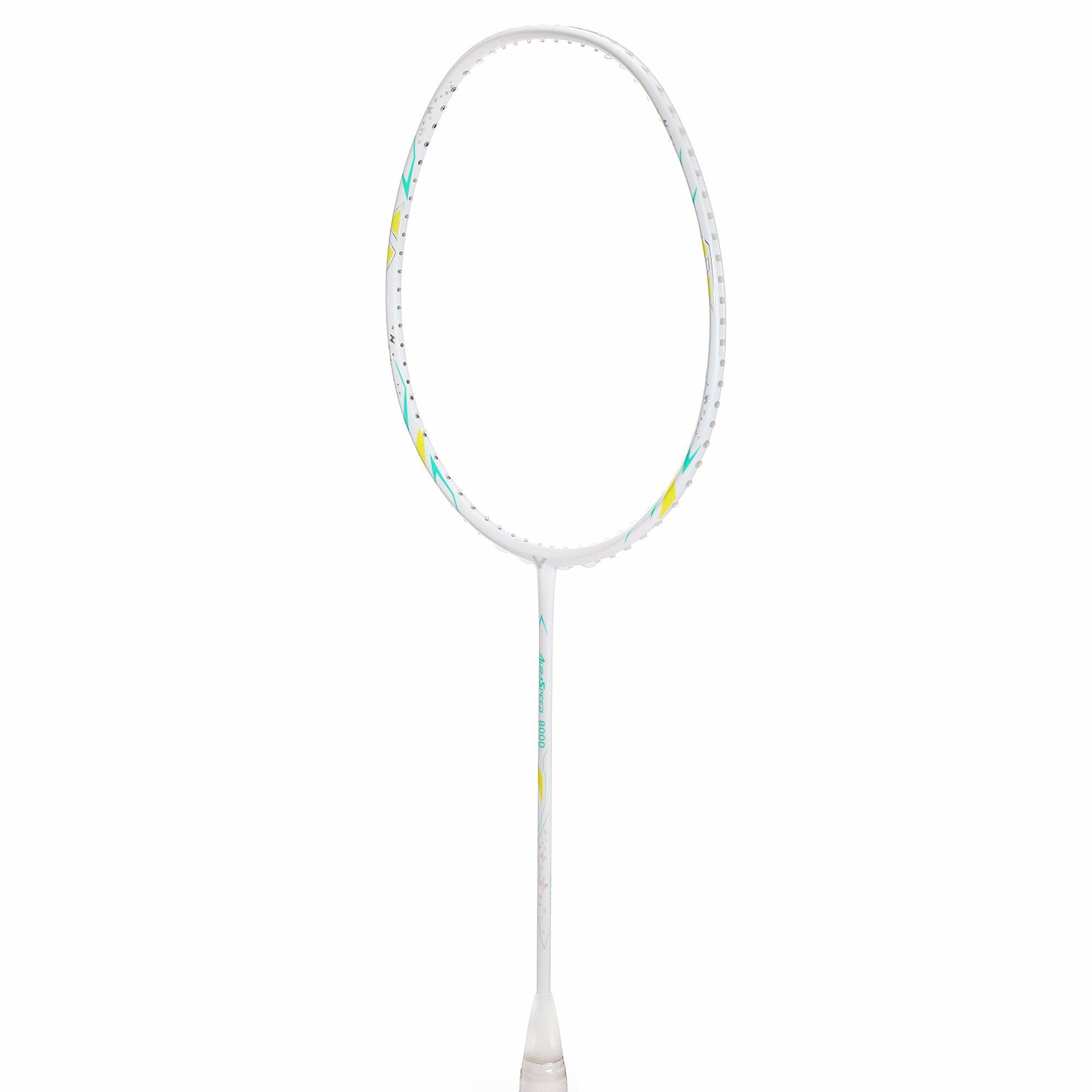 White - Victor - AuraSpeed 8000 Badminton Racket - 2
