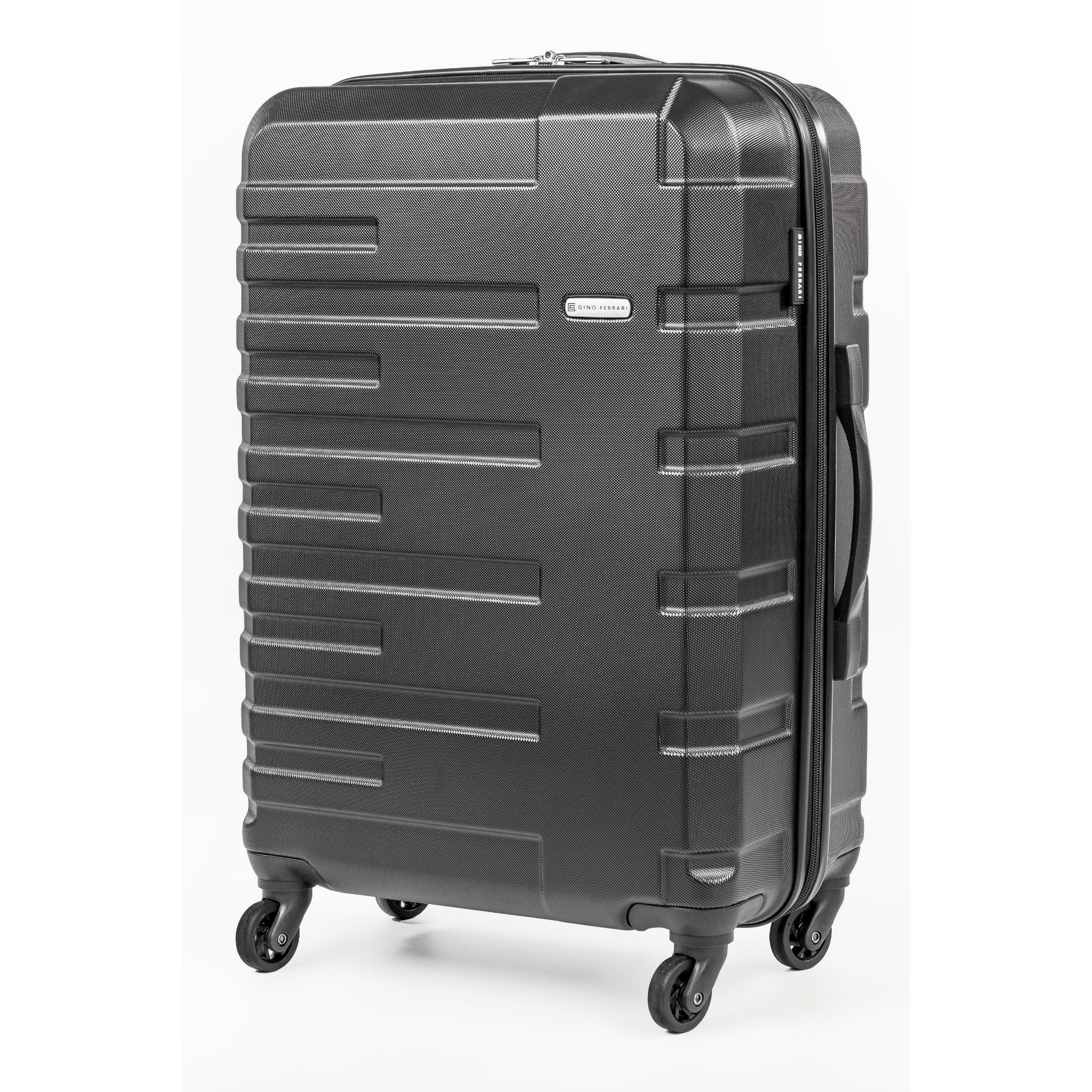 Black Gfl002-01 - Gino Ferrari - Lightweight Suitcase Hard Shell Luggage on Wheels - 3