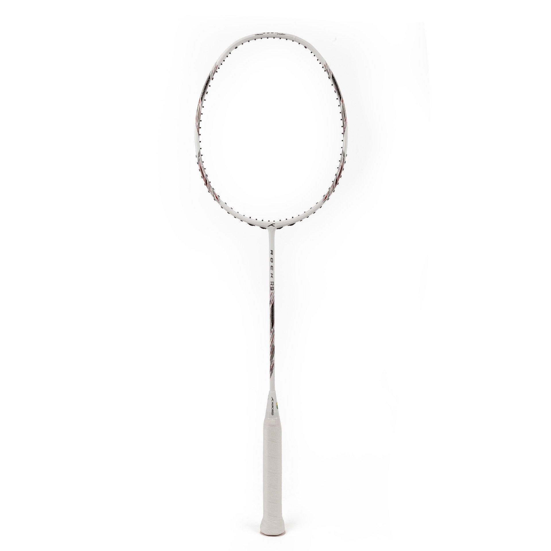 White/Red - Hundred - Hundred Rock Badminton Racket - 1