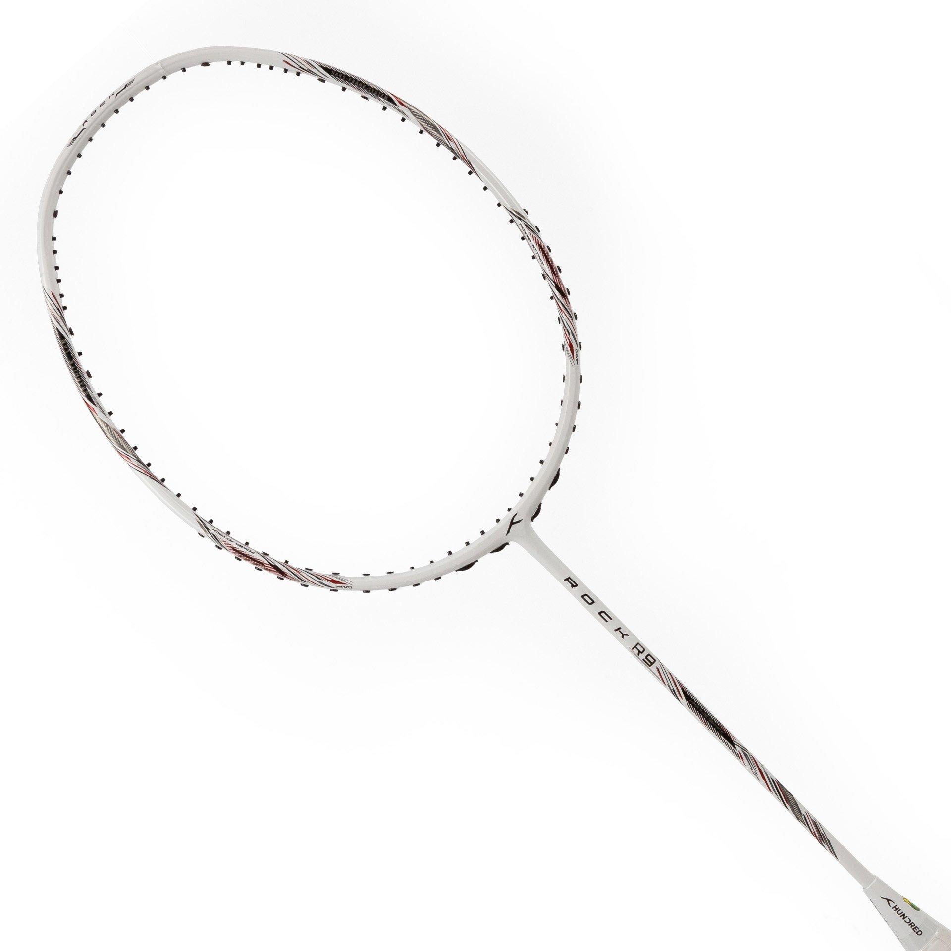 White/Red - Hundred - Hundred Rock Badminton Racket - 2