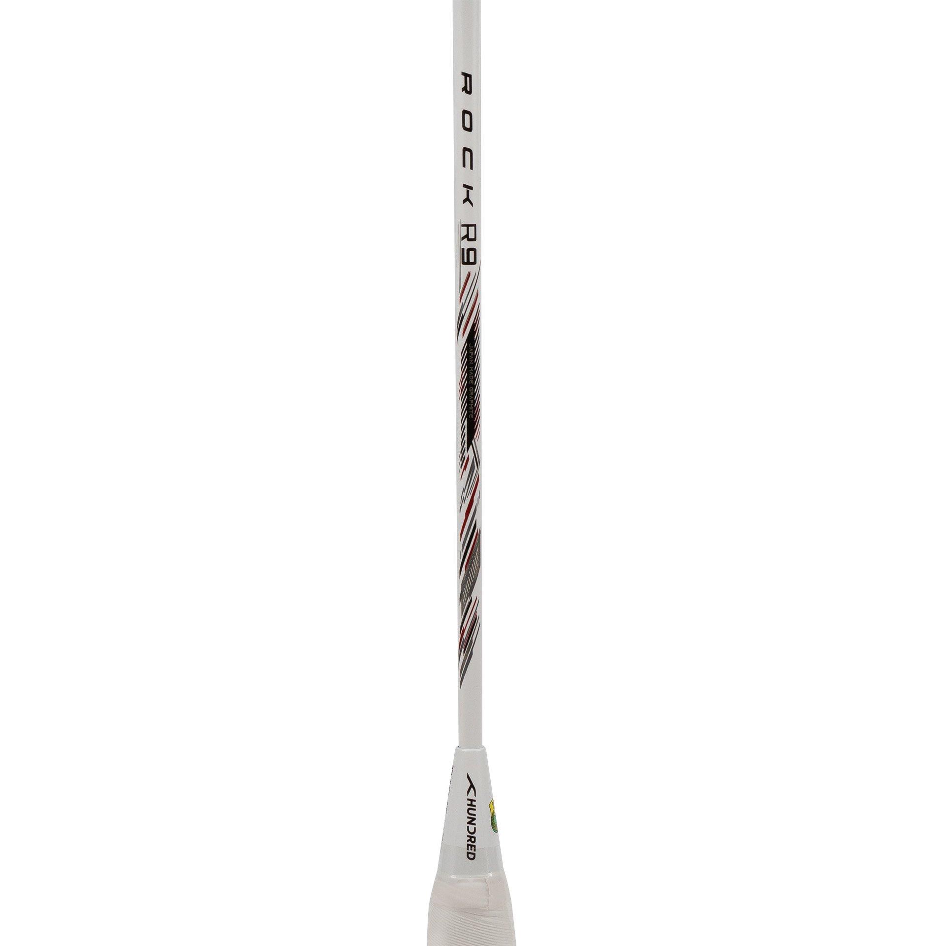White/Red - Hundred - Hundred Rock Badminton Racket - 6