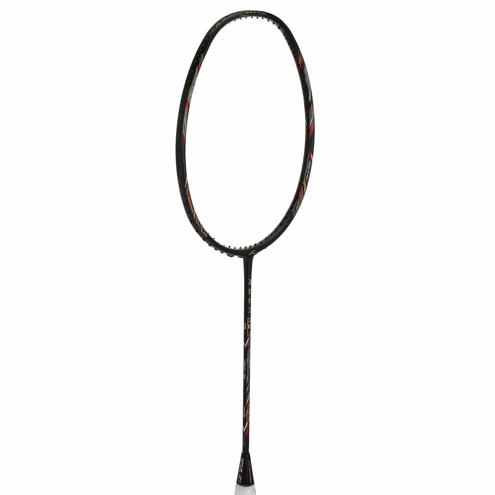 Black/Red - Hundred - Rock Badminton Racket - 3