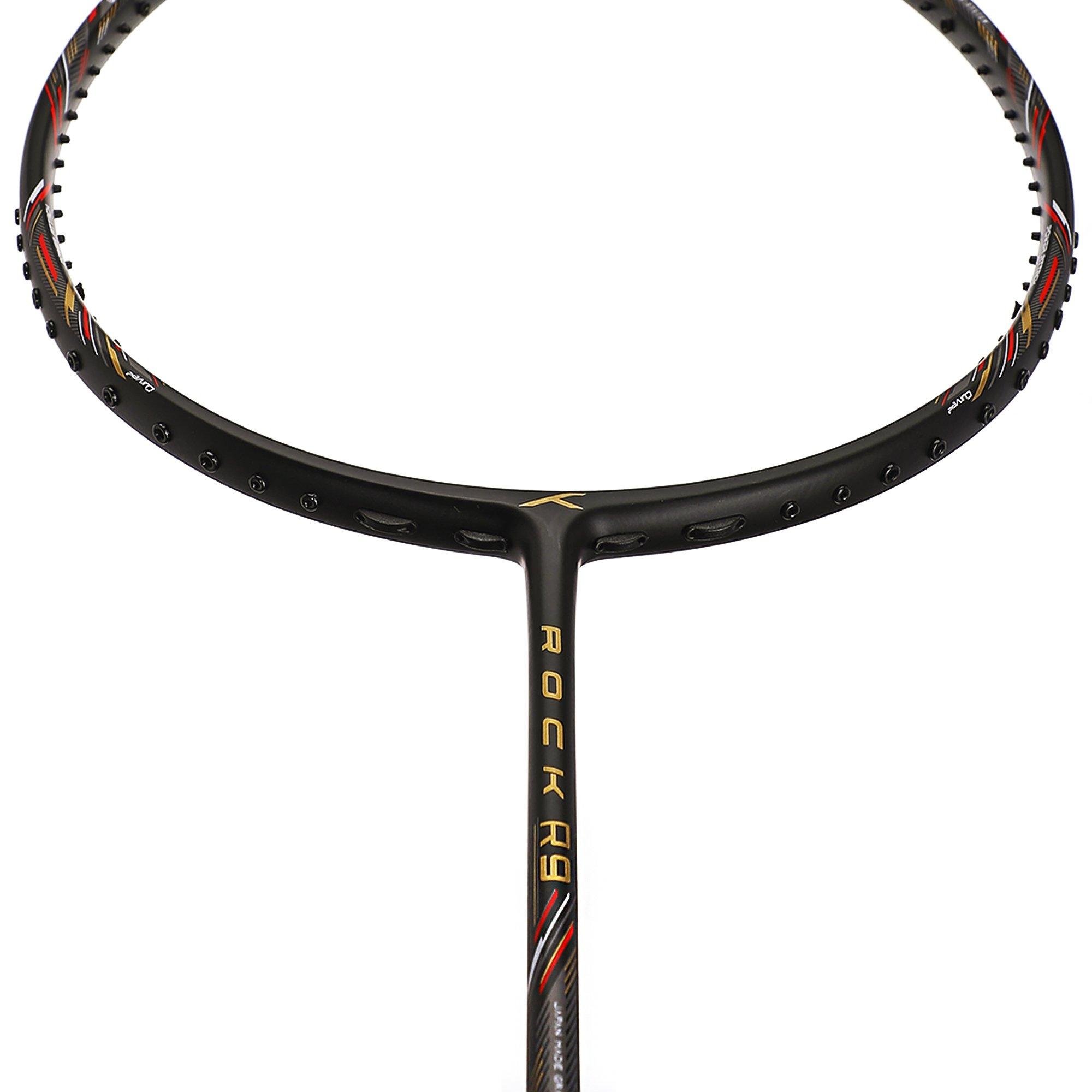 Black/Red - Hundred - Rock Badminton Racket - 7