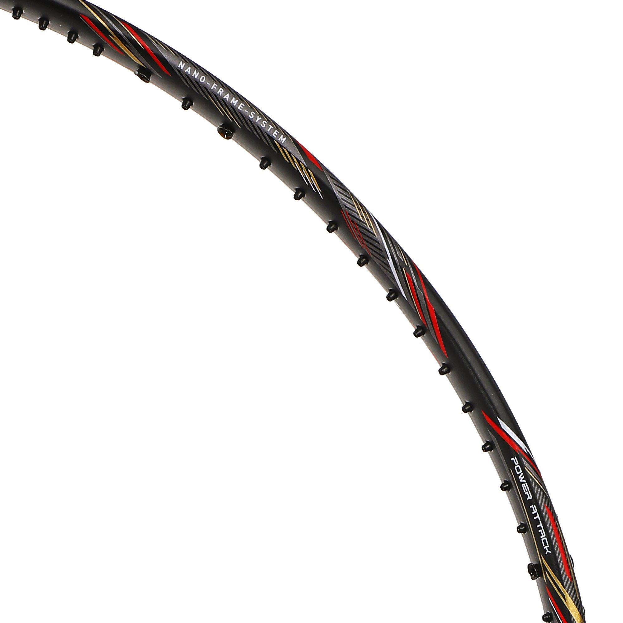 Black/Red - Hundred - Rock Badminton Racket - 8