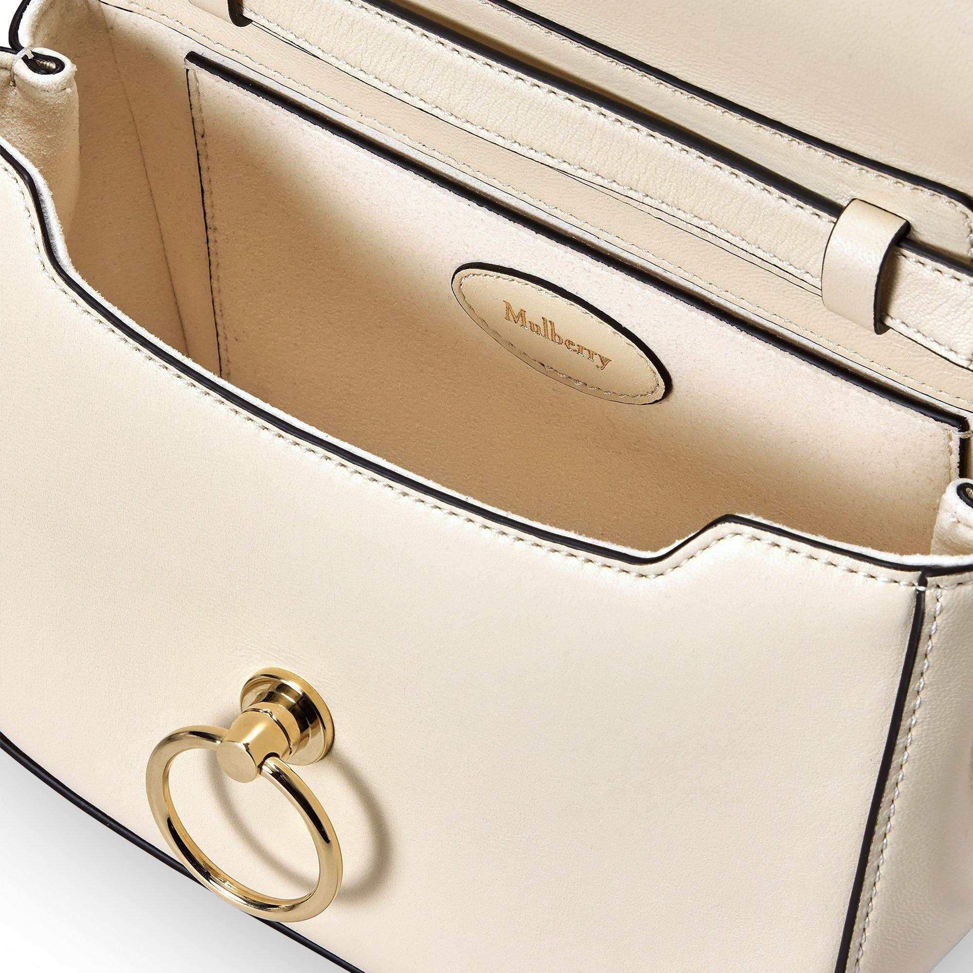 Eggshell Nappa - Mulberry - Small Amberley Top Handle Buttery Nappa - 6