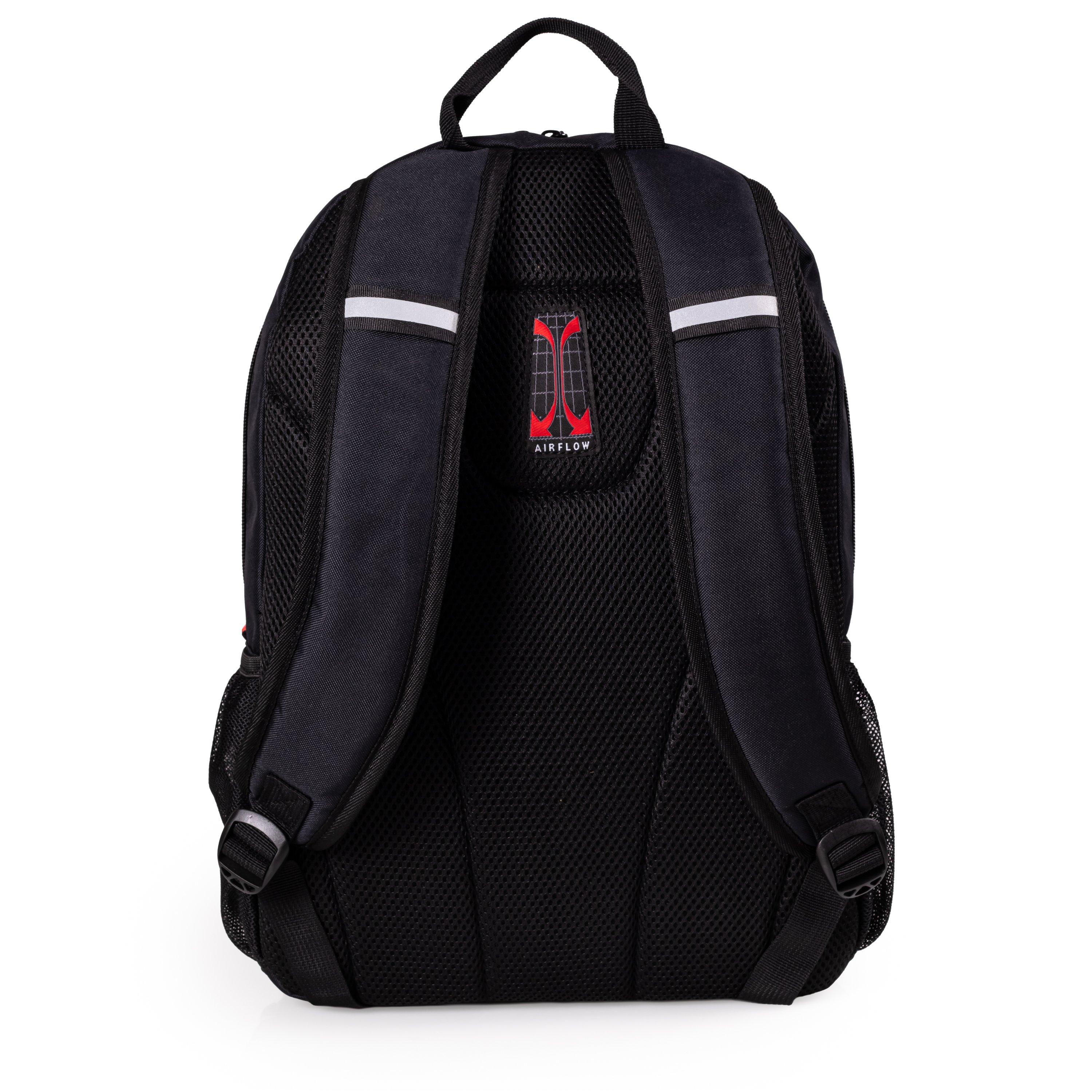 Black - Gino Ferrari - Eros 30L Laptop Backpack Tablet Bag Organiser - 2