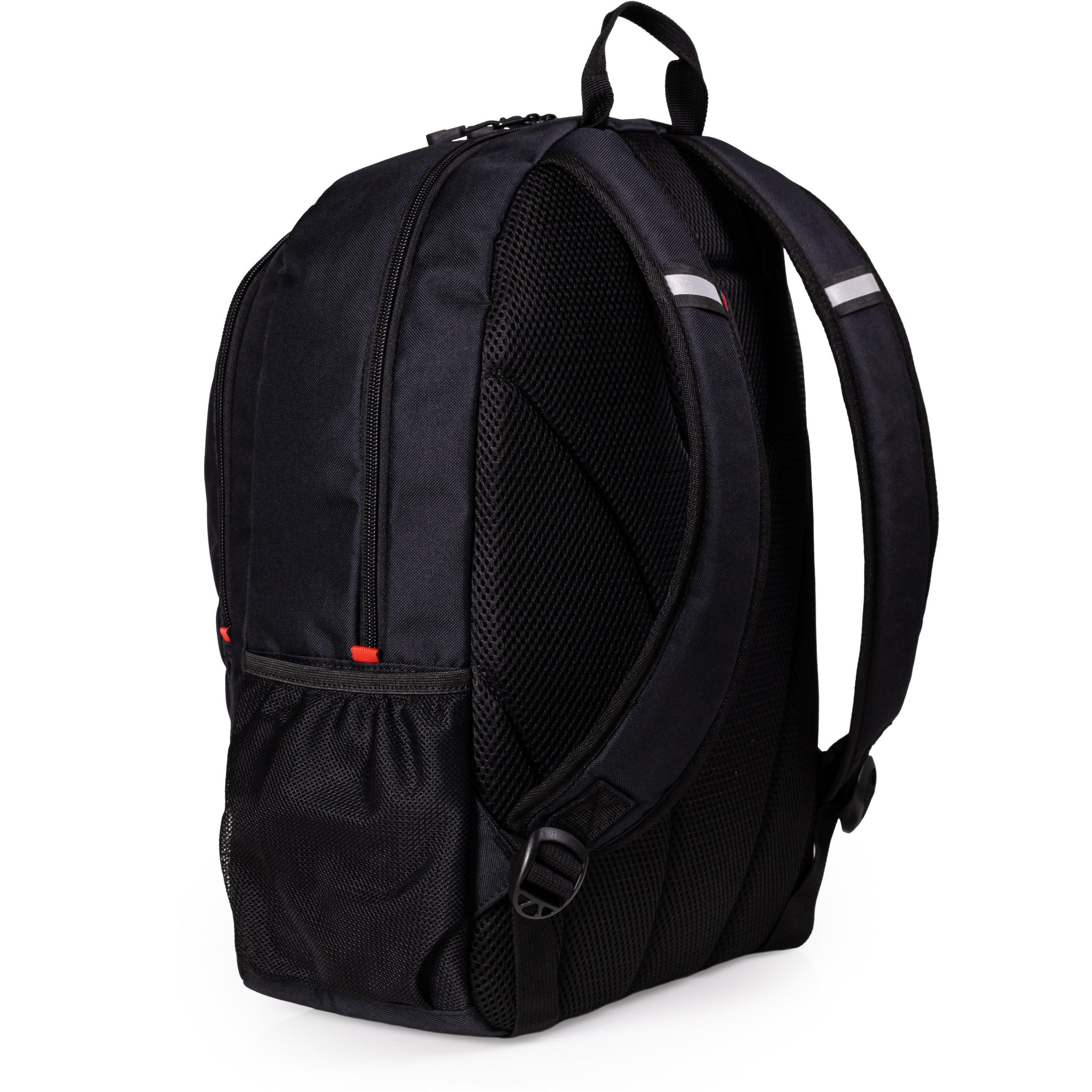 Black - Gino Ferrari - Eros 30L Laptop Backpack Tablet Bag Organiser - 4