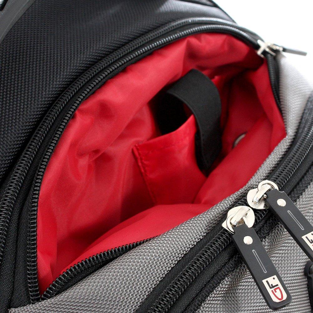 Black - Gino Ferrari - Astor Multifunction 30.6L Laptop Backpack Bag - 5