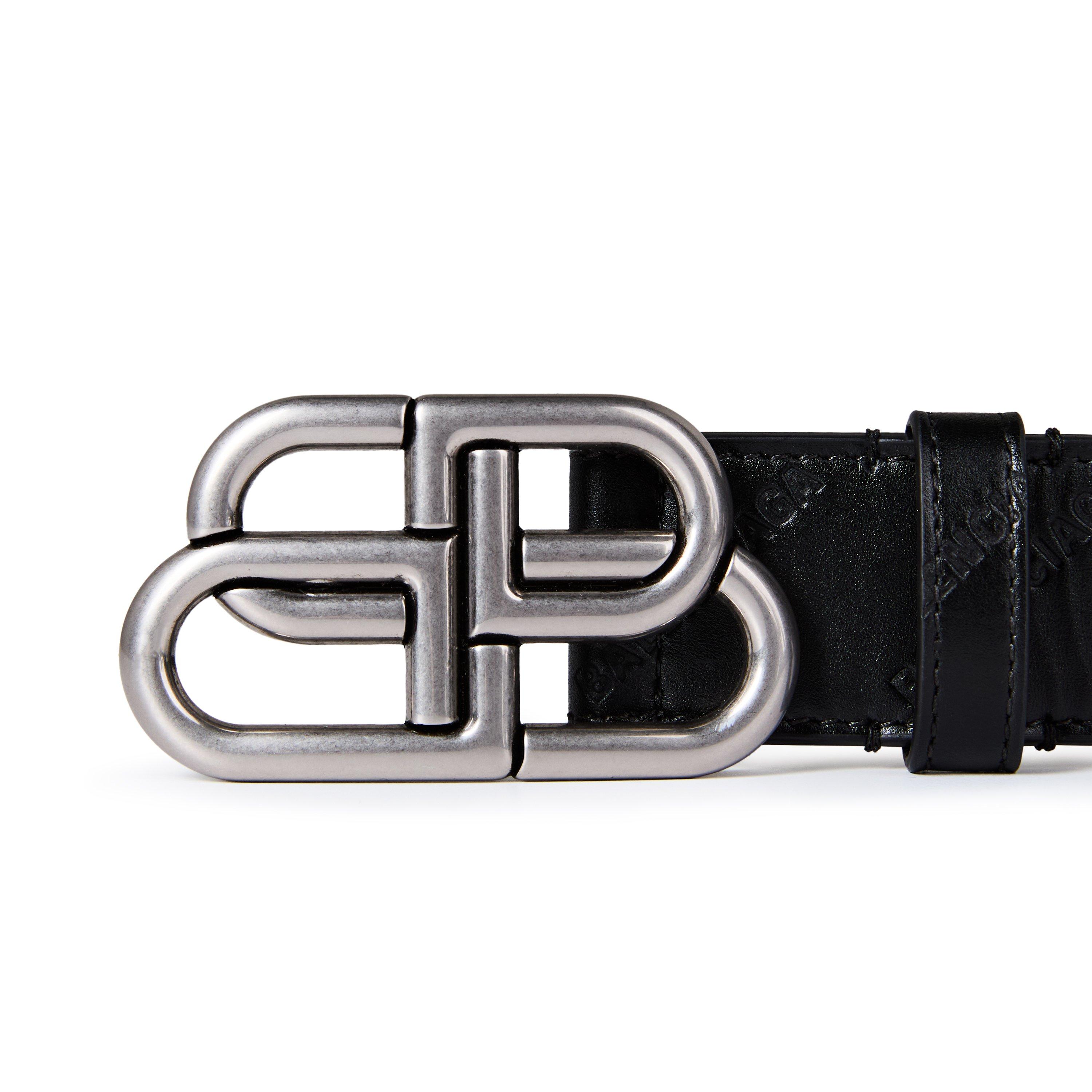Black/Silver - Balenciaga - BB Belt - 4