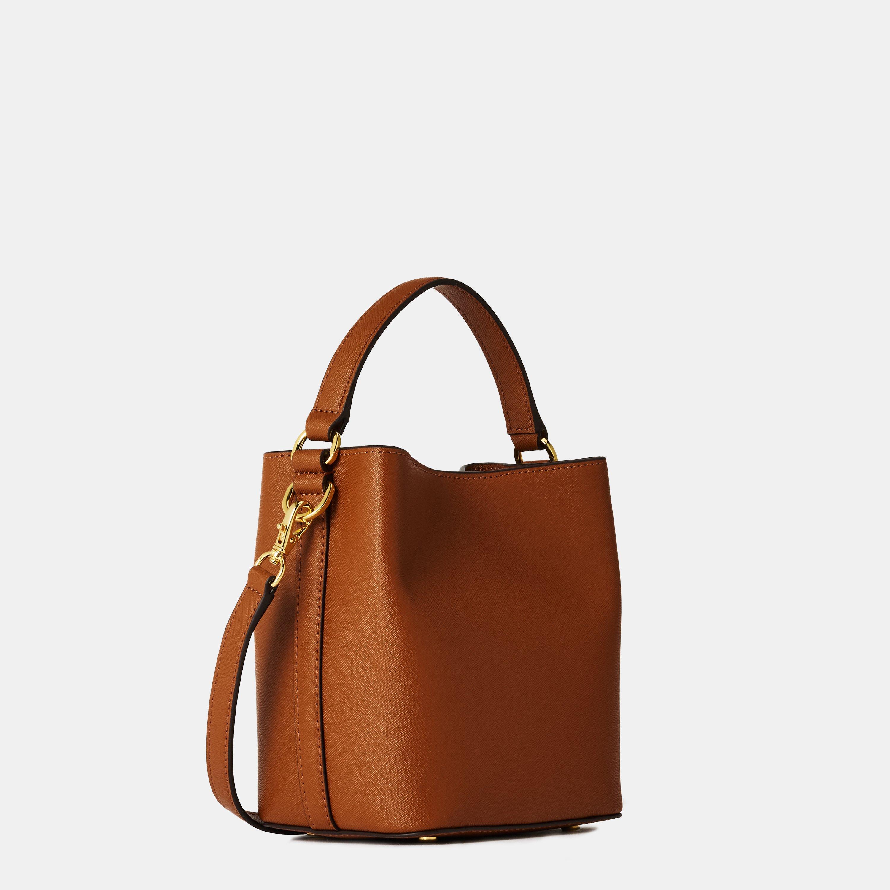 LAUREN TAN - Lauren by Ralph Lauren - Women's Real Leather Reese Bucket Bag - 2