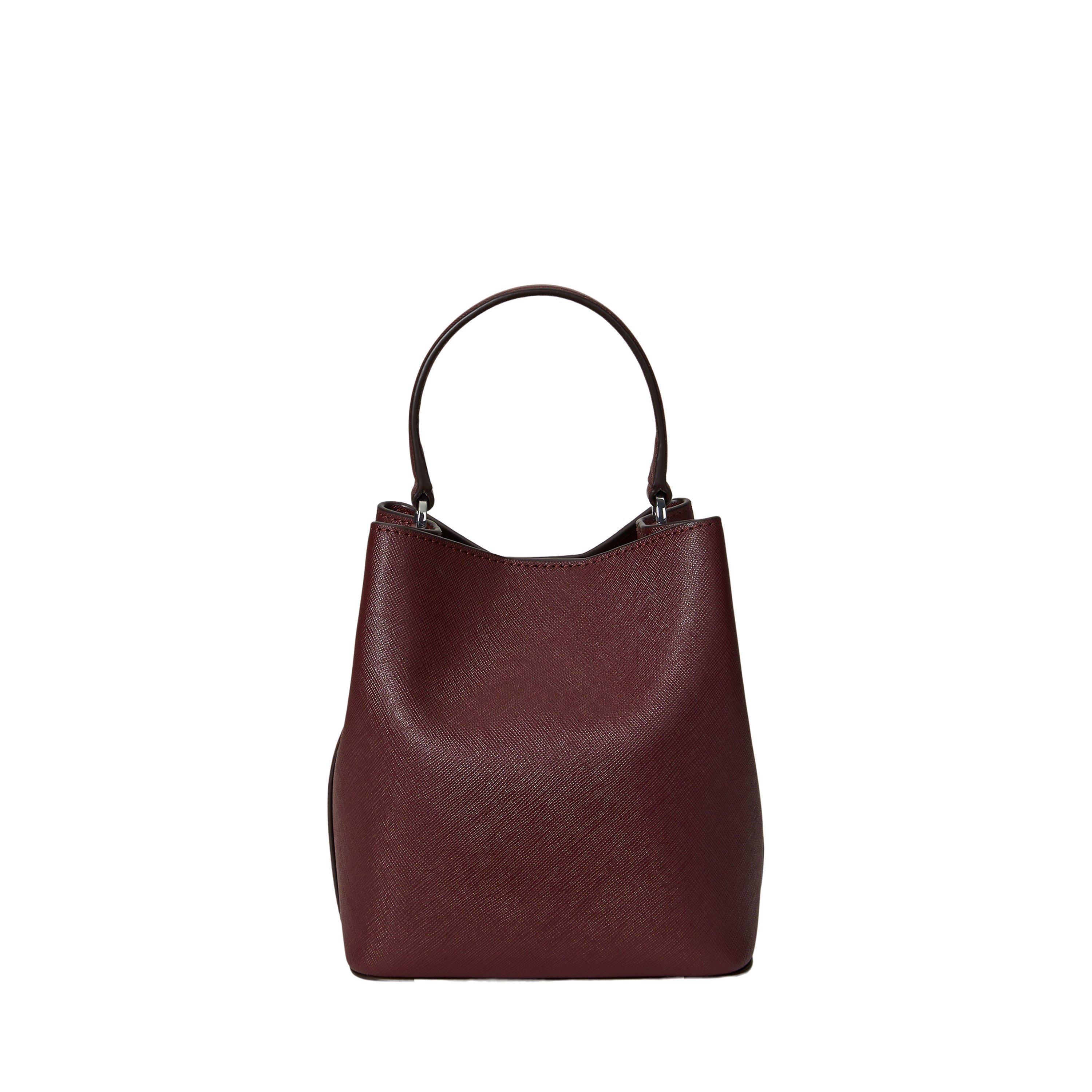 DARK GARNET - Lauren by Ralph Lauren - Women's Reese Bucket Bag - 4