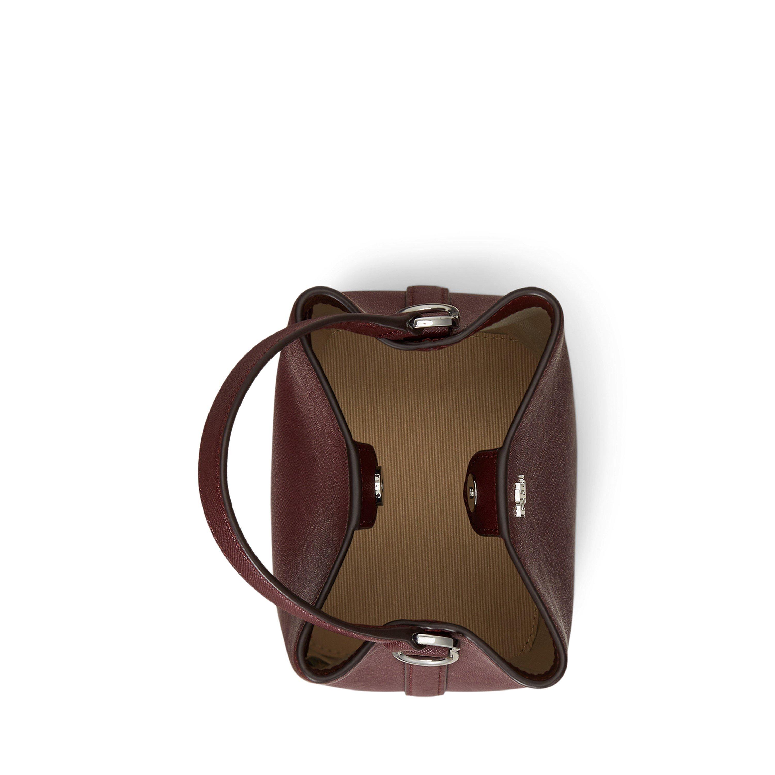 DARK GARNET - Lauren by Ralph Lauren - Women's Reese Bucket Bag - 6