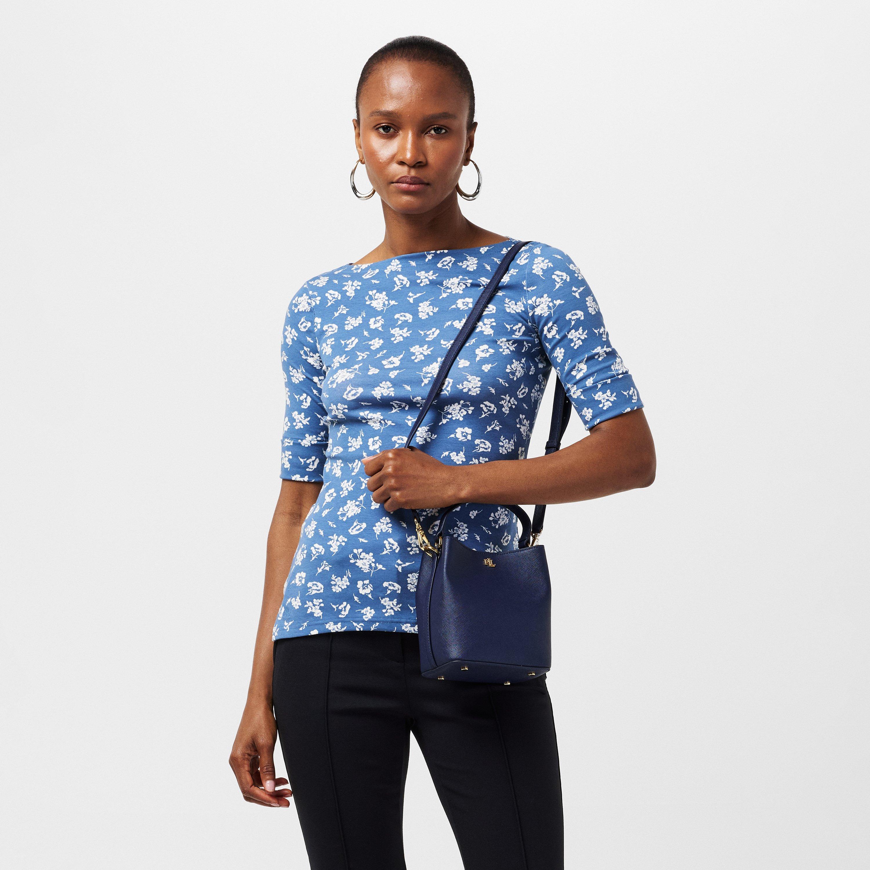 REFINED NAVY - Lauren by Ralph Lauren - Women's Reese Bucket Bag - 3