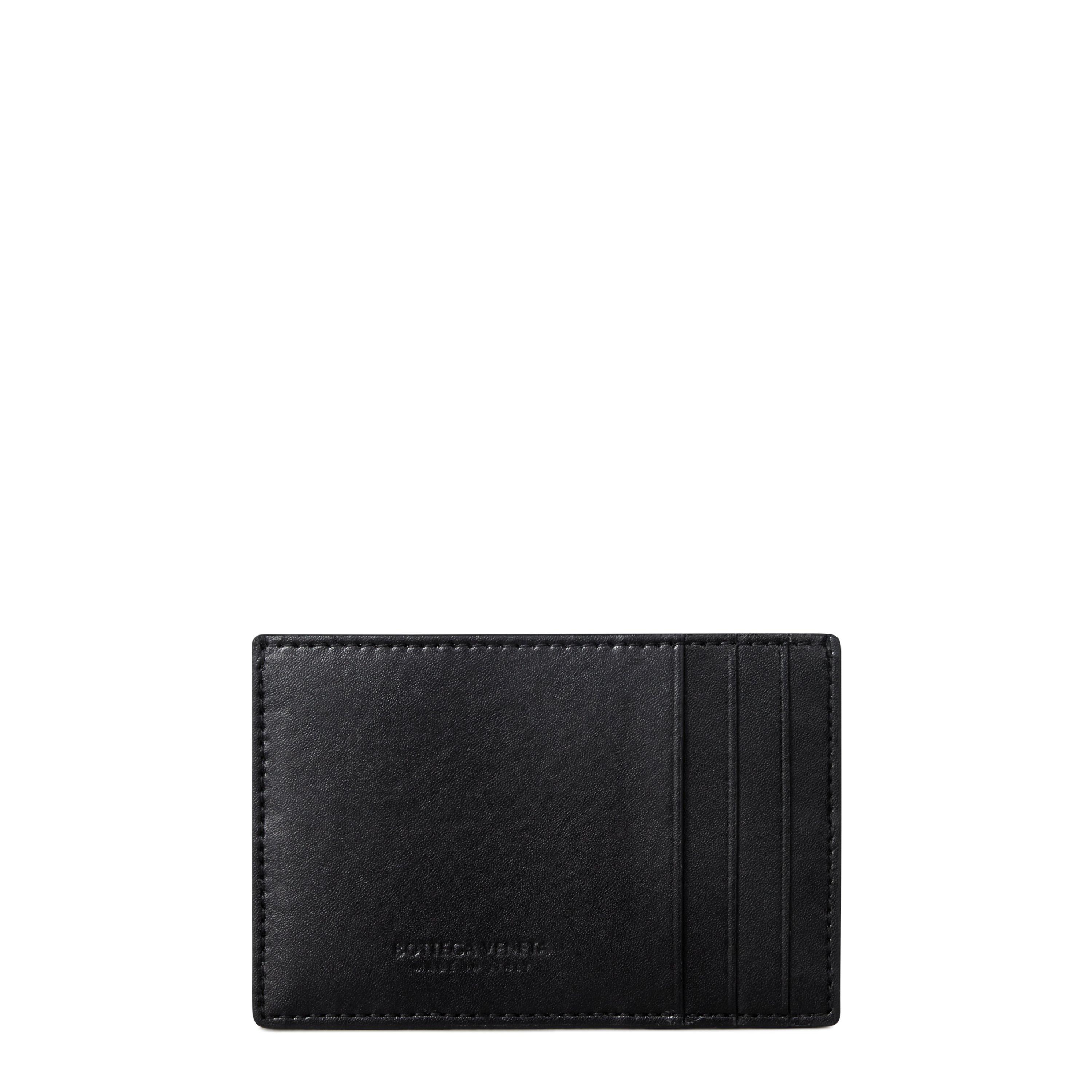 Black - Bottega Veneta - Intreccio Urban Leather Card Holder - 2