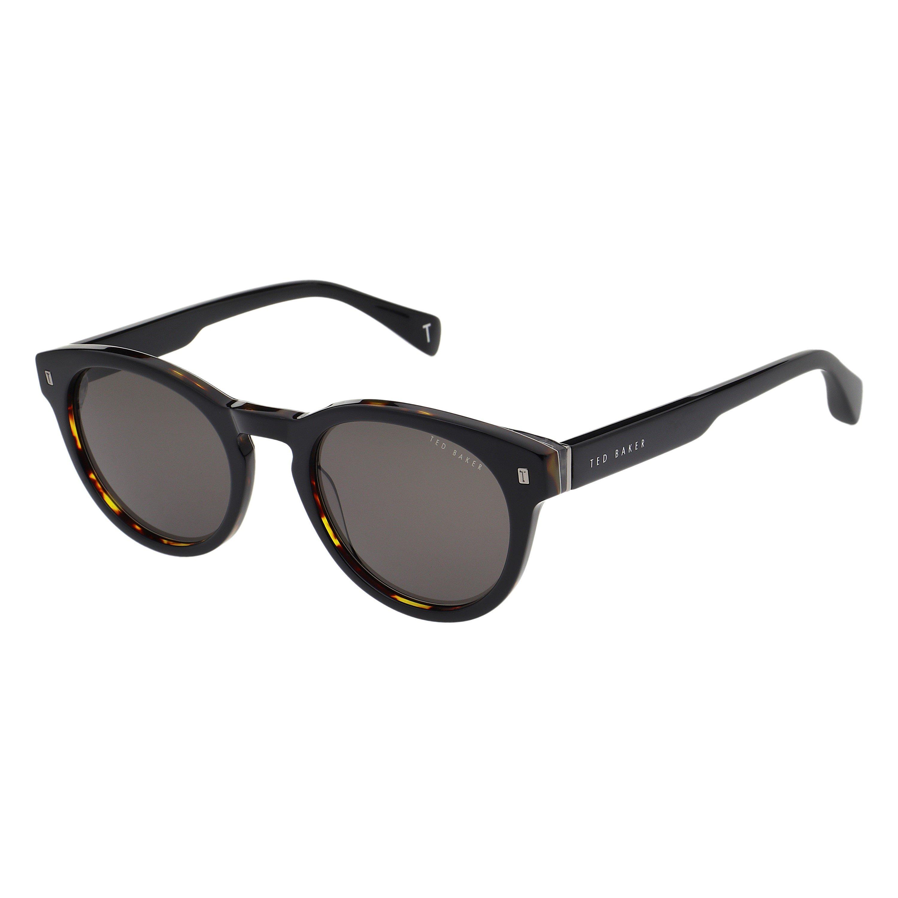 Black On Tort - Ted Baker - Men's Bak Dax Round Sunglasses - 2