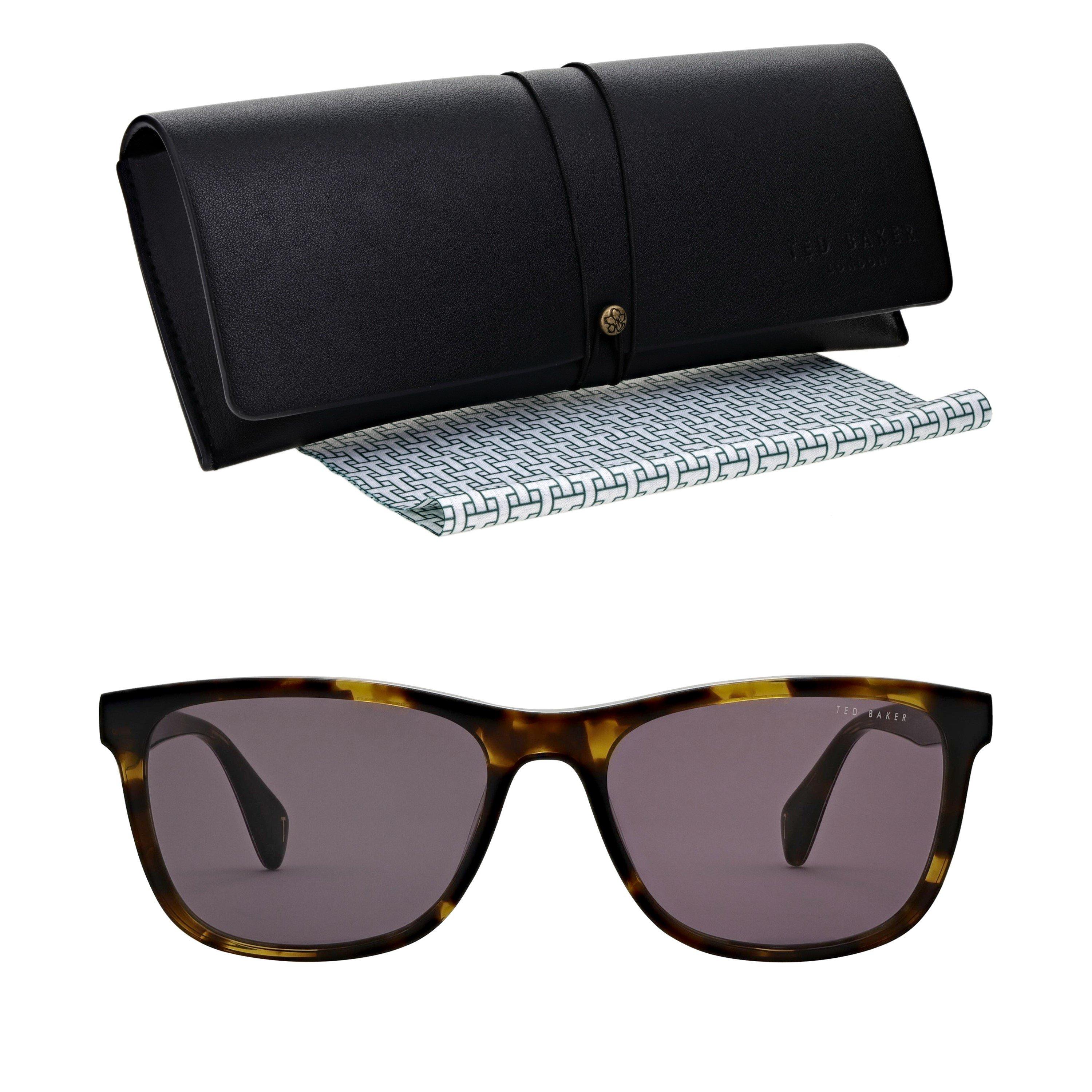 Classic Tort - Ted Baker - Men's Bak Lin Rectangle Sunglasses - 4