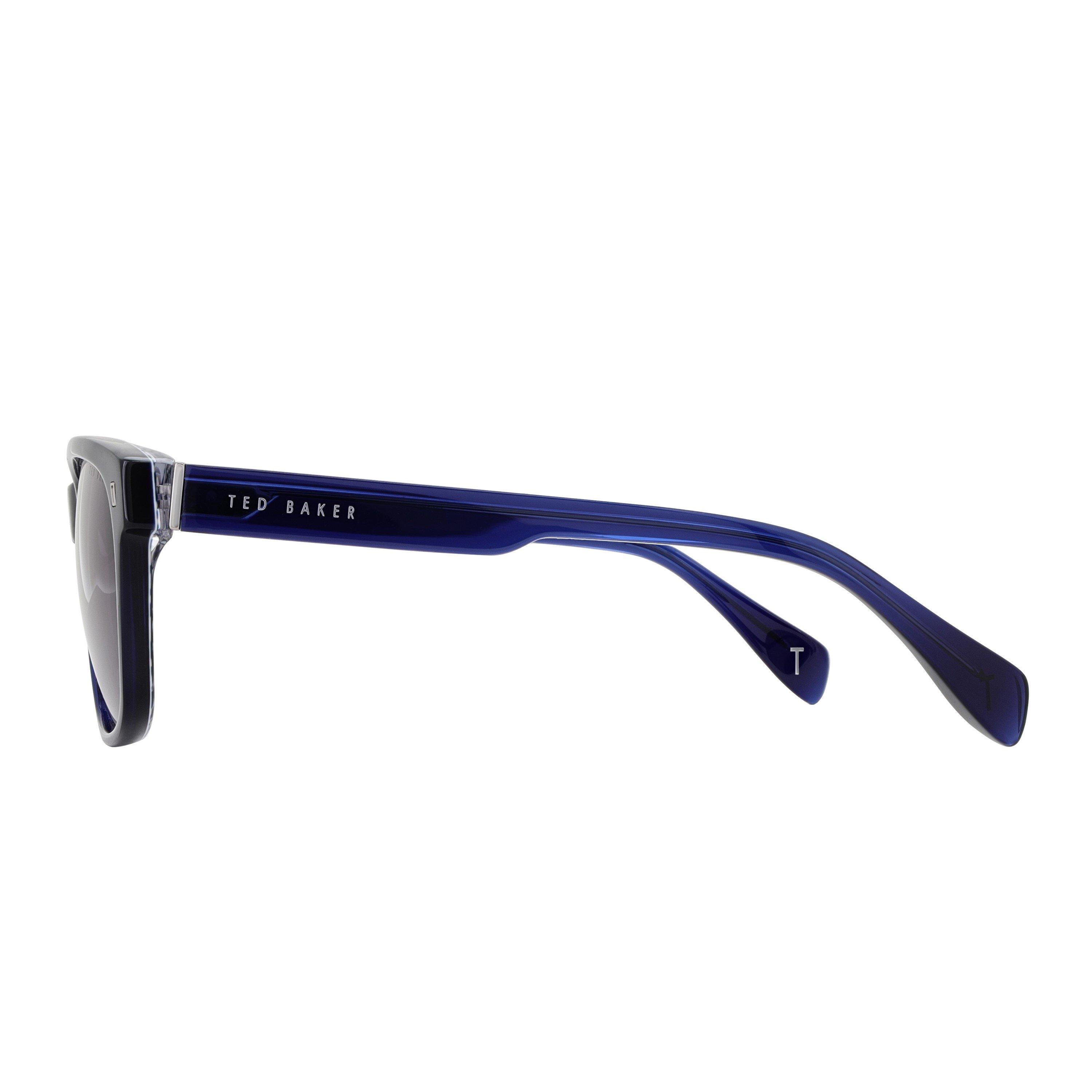 Crystal Navy - Ted Baker - Men's Dayton Rectangle Sunglasses - 3