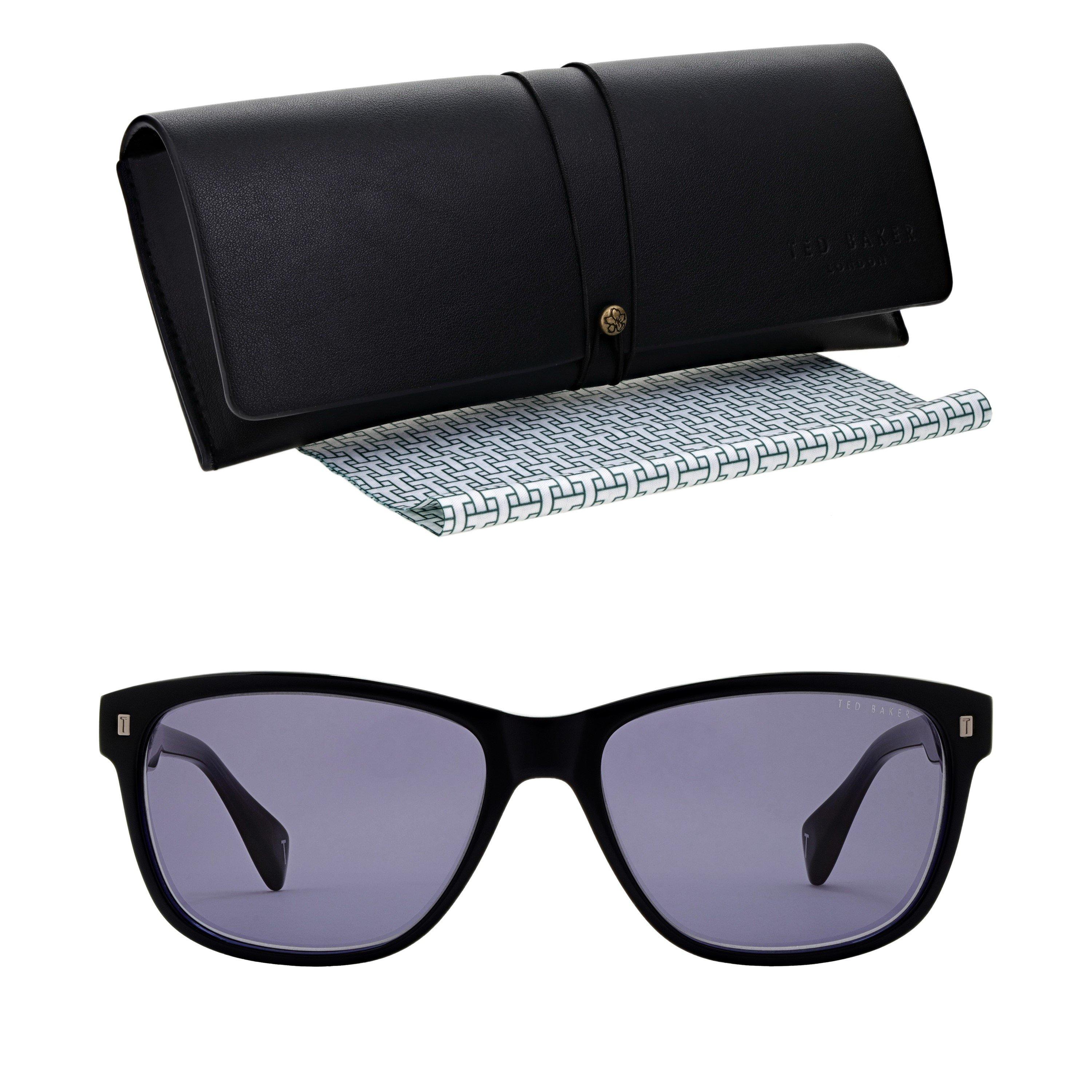 Crystal Navy - Ted Baker - Men's Dayton Rectangle Sunglasses - 4