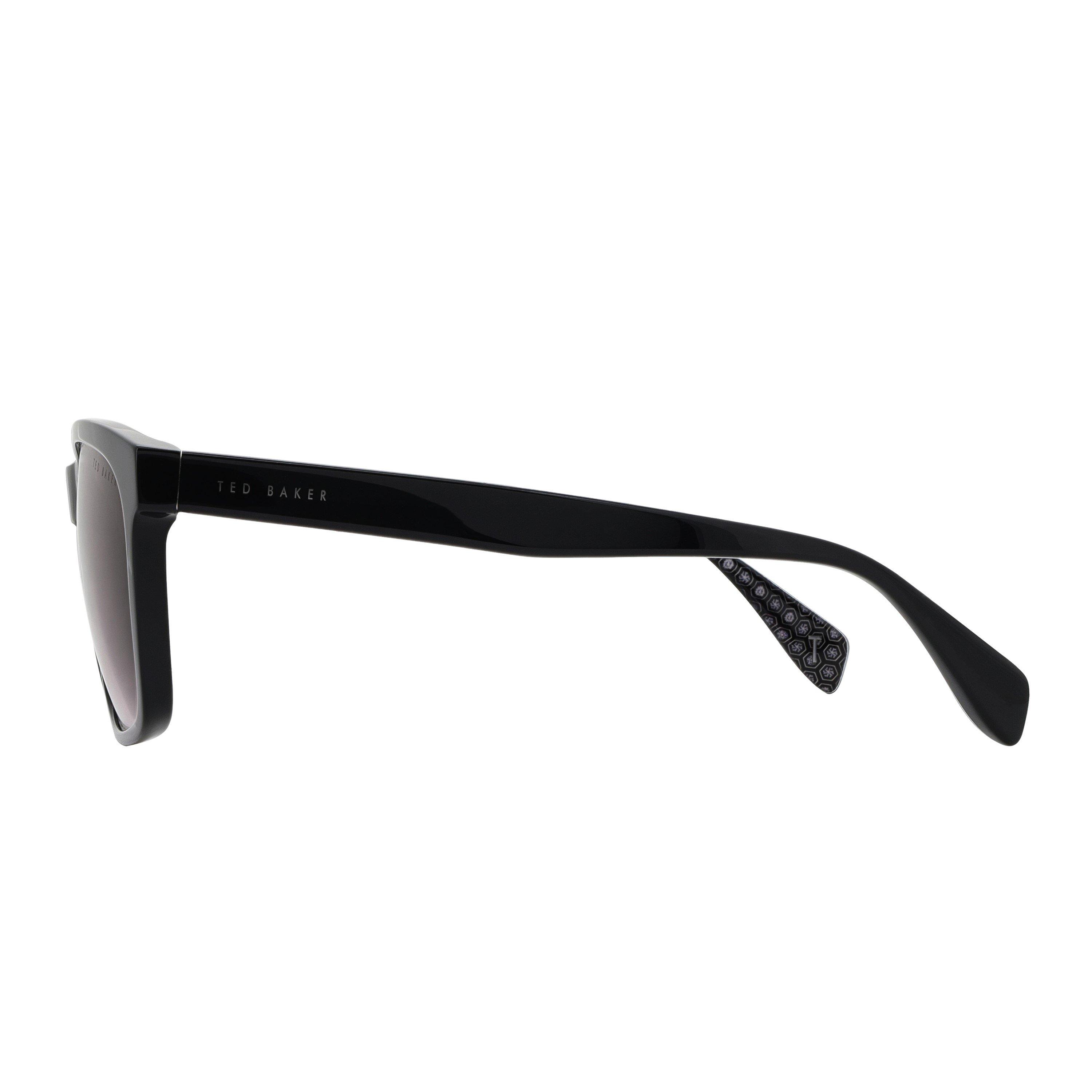 Black - Ted Baker - Men's Bak Reef Rectangle Sunglasses - 3