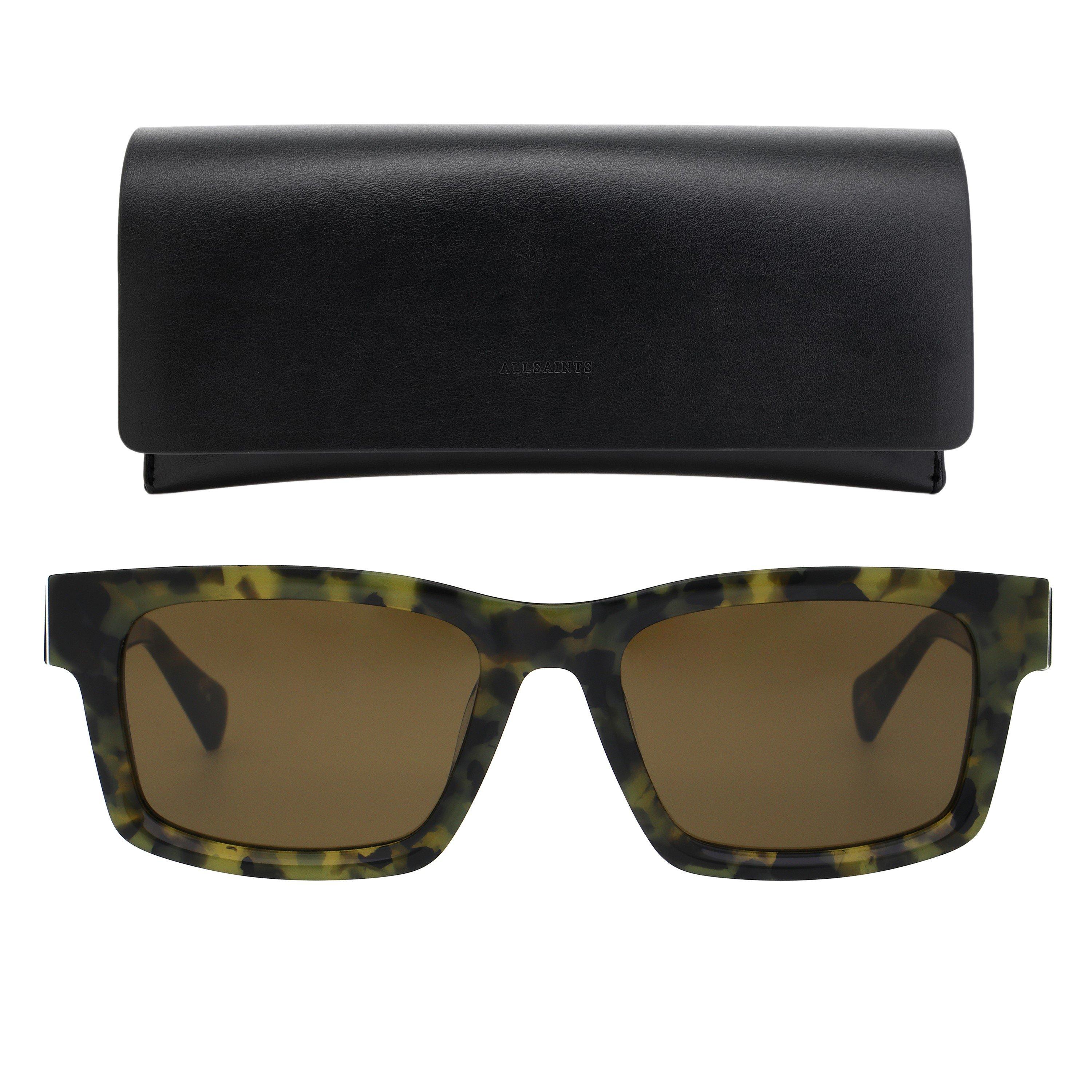 Camo Tort - AllSaints - Men's Rectangle Sunglasses - 4