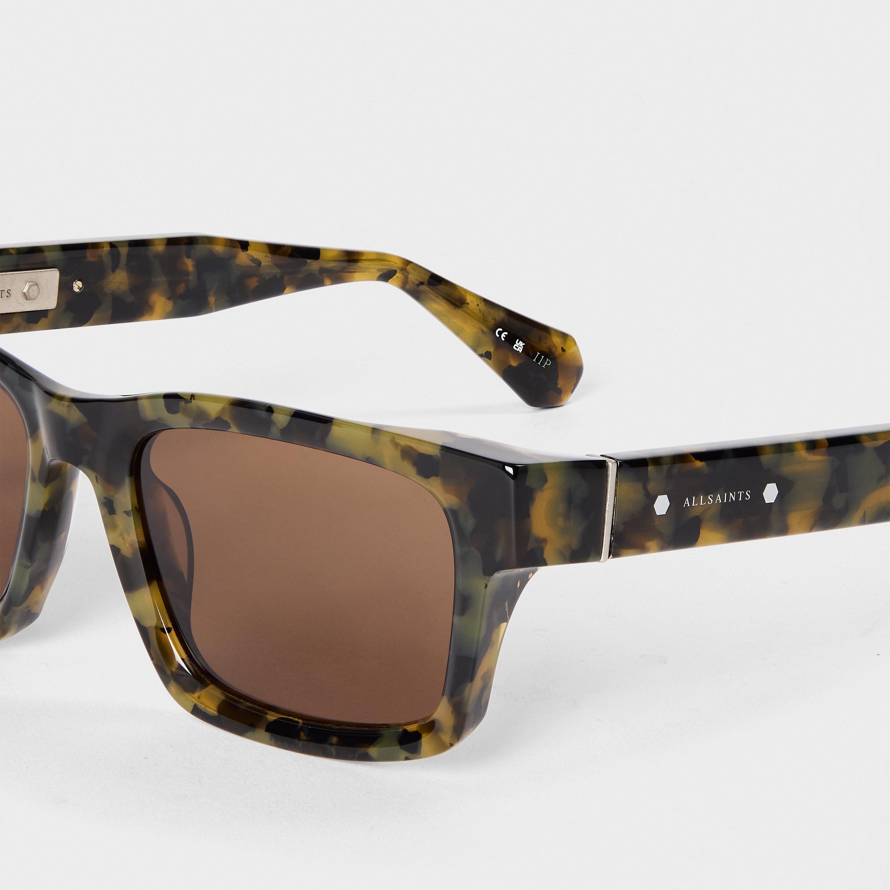Camo Tort - AllSaints - Men's Rectangle Sunglasses - 5