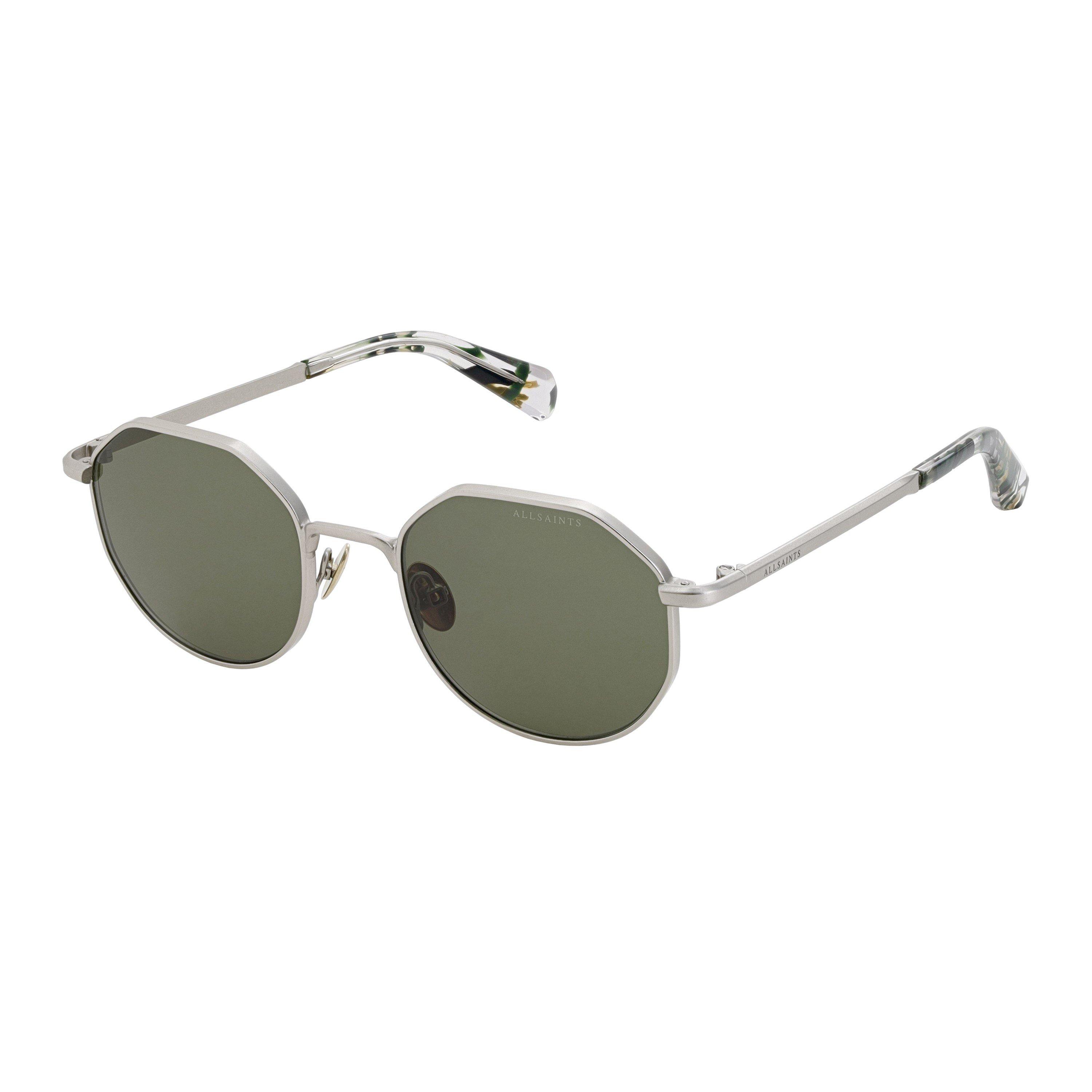 Silver - AllSaints - Men's Hexagon Sunglasses - 2