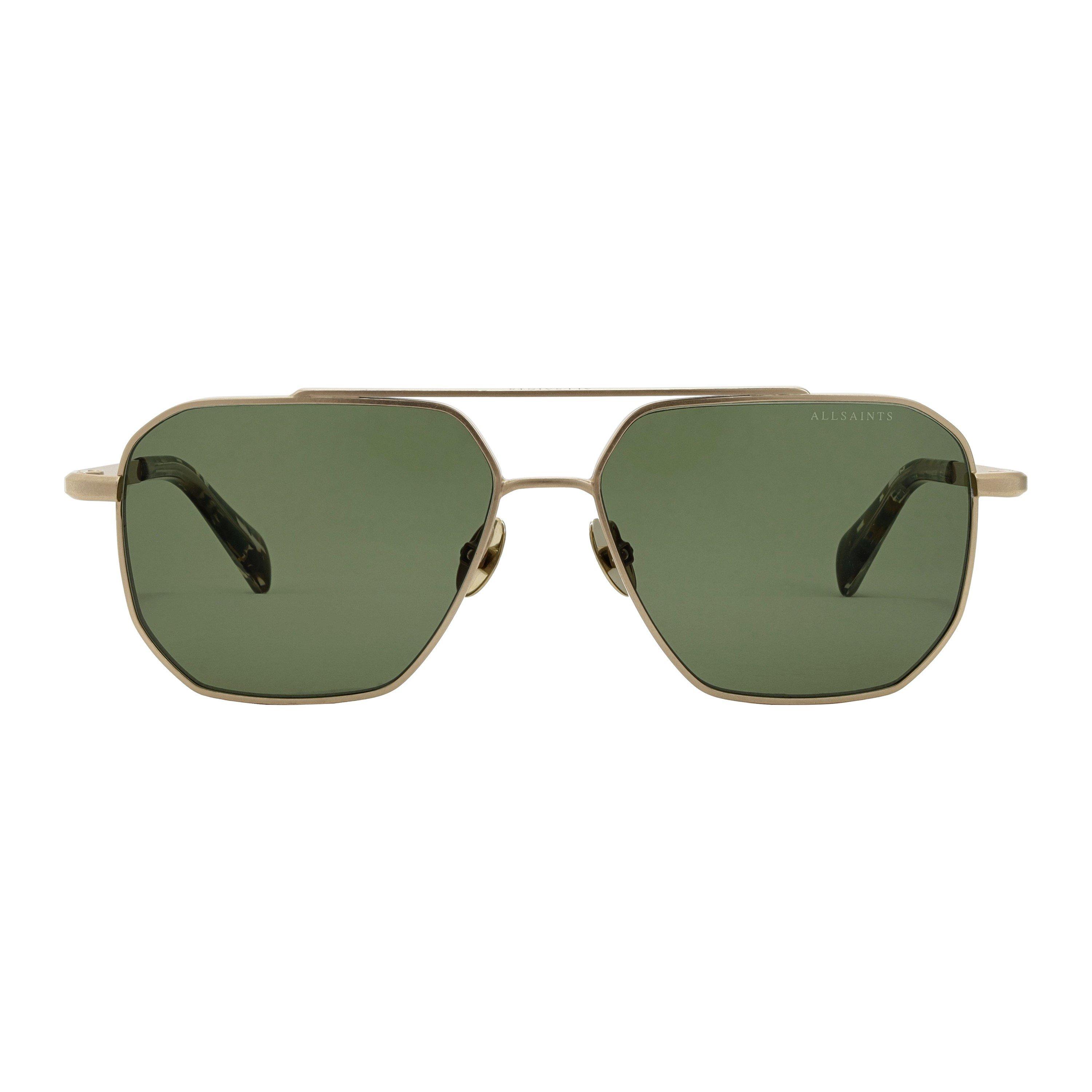 Gold - AllSaints - Men's Hexagon Sunglasses - 1