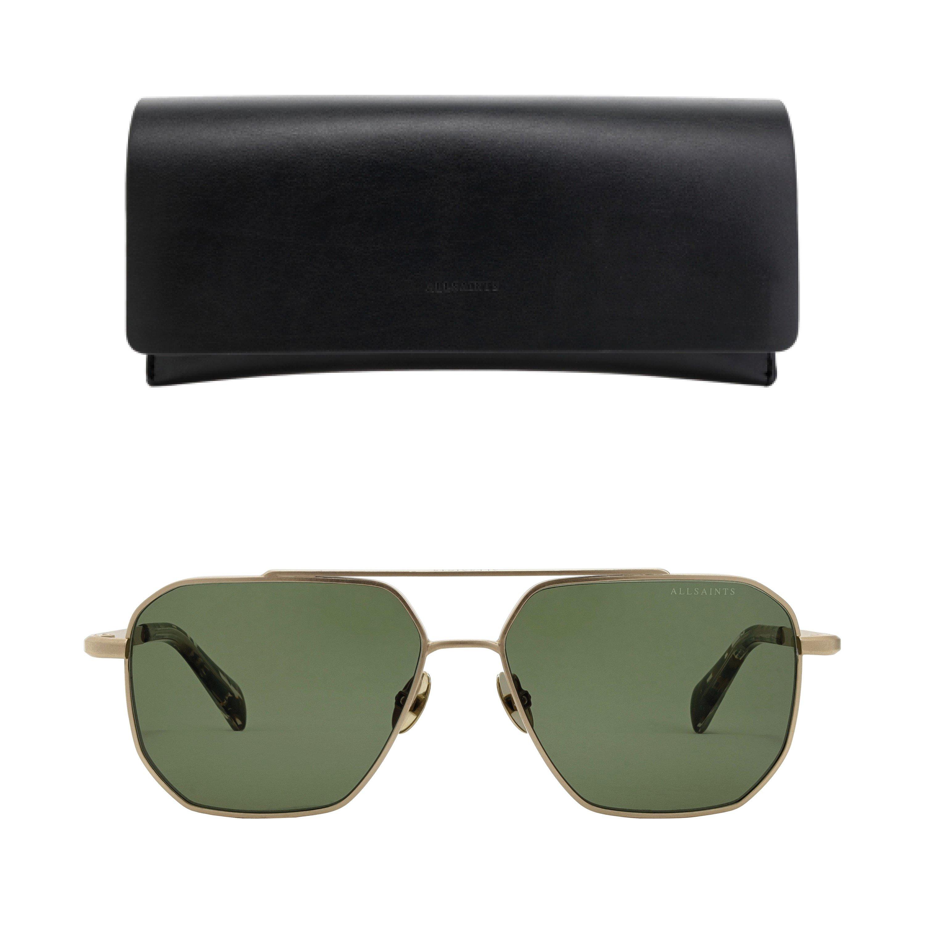 Gold - AllSaints - Men's Hexagon Sunglasses - 4