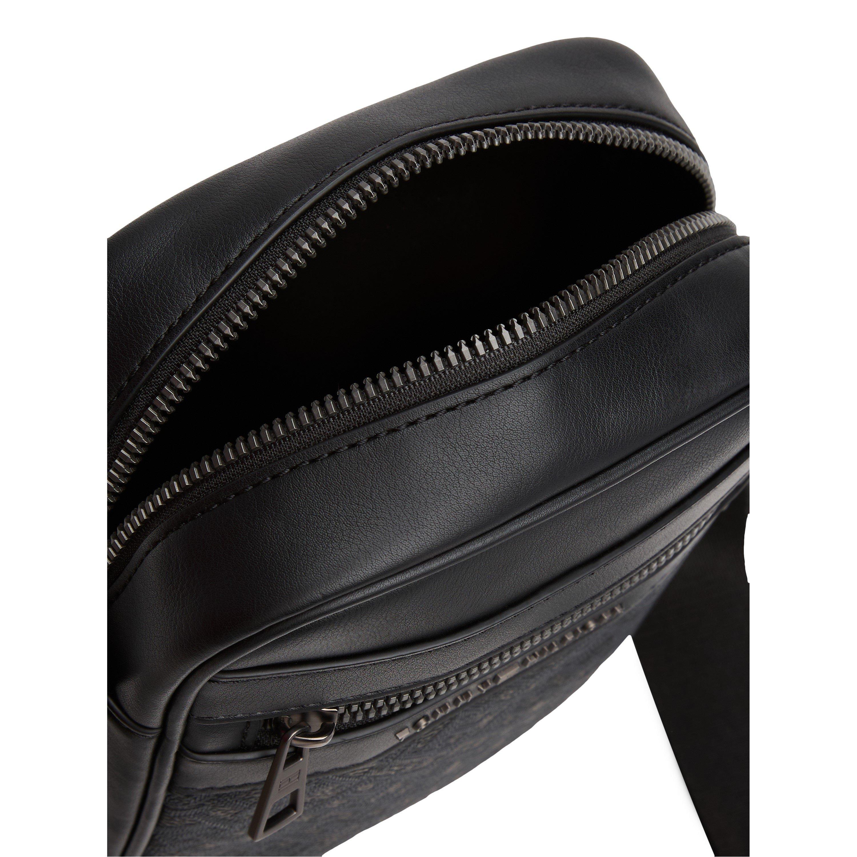 Schwarz - Tommy Hilfiger - TH Monogram Mini Reporter Bag - 3