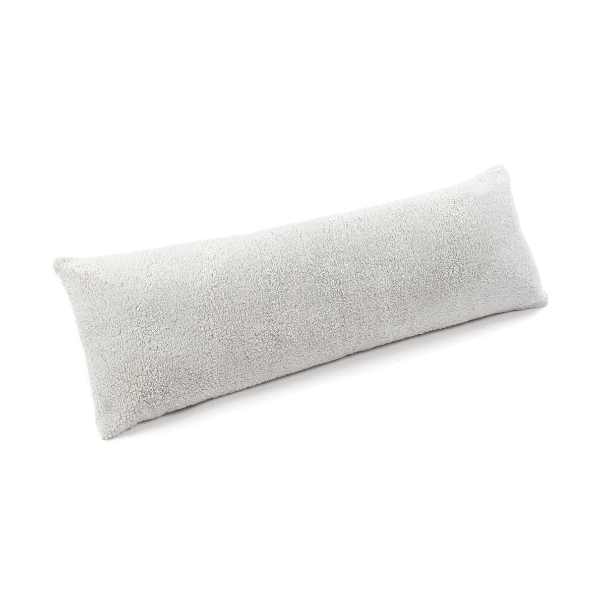 Grey - Downland - Teddy Fleece Bolster Pillow - 4