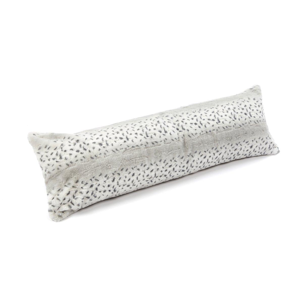 Grey - Downland - Snow Leopard Bolster Pillow - 4
