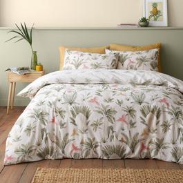Catherine Lansfield Paradiso Palm Reversible Duvet Cover Set