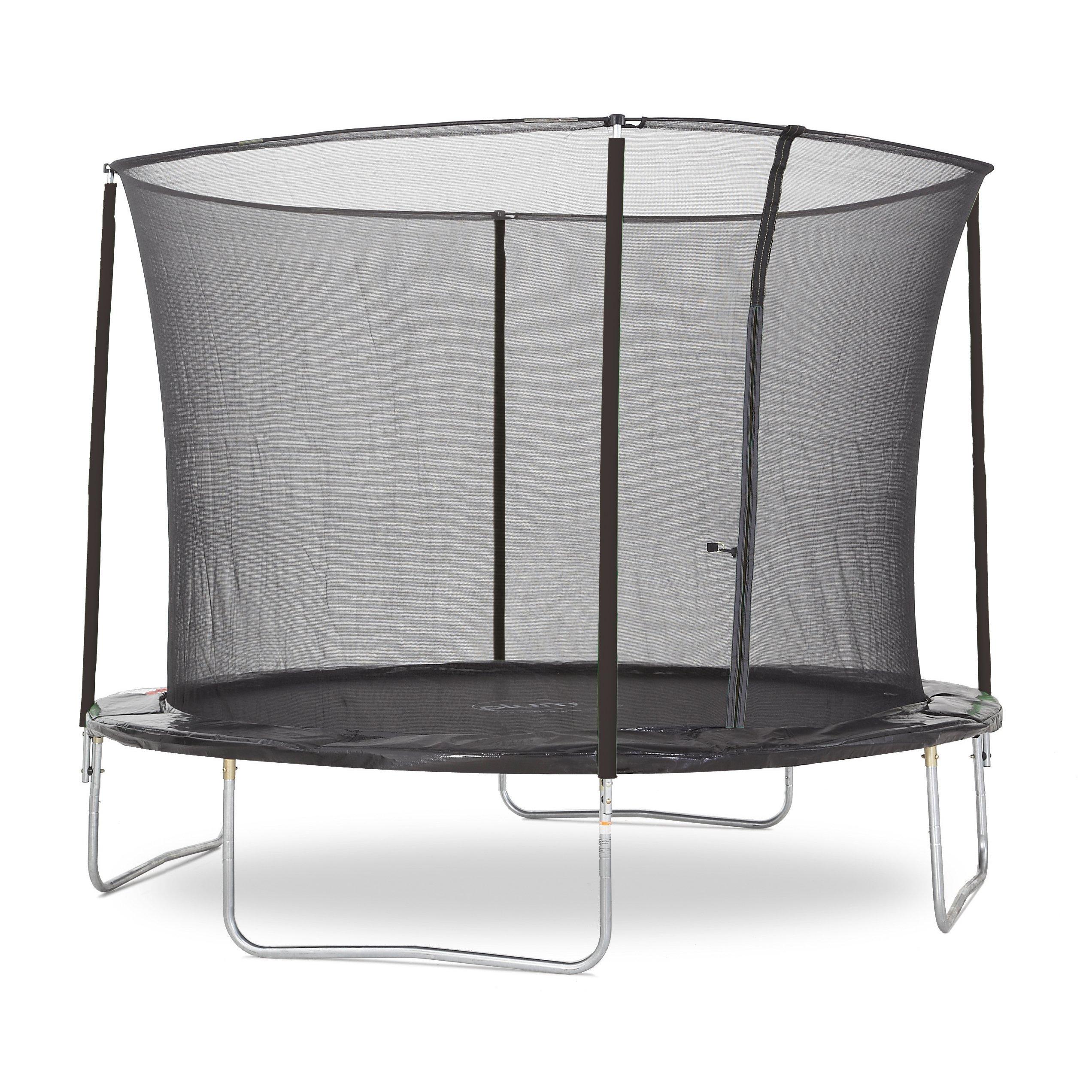 Black - Plum Play - Plum 10ft Fun Springsafe Trampoline & Enclosure - - 1