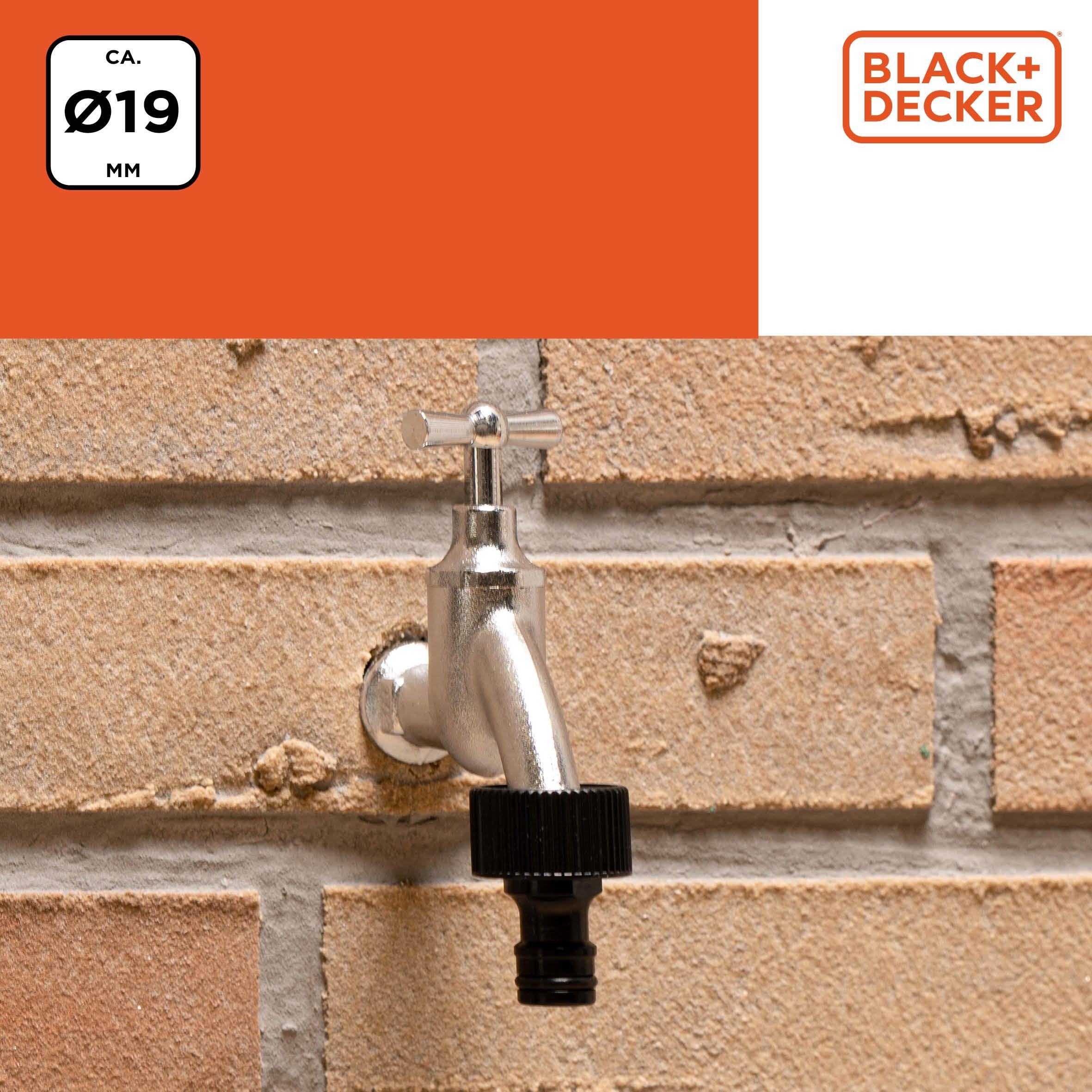 19mm - Black and Decker - 19mm Tap Adapter Gardening Essentials - 3