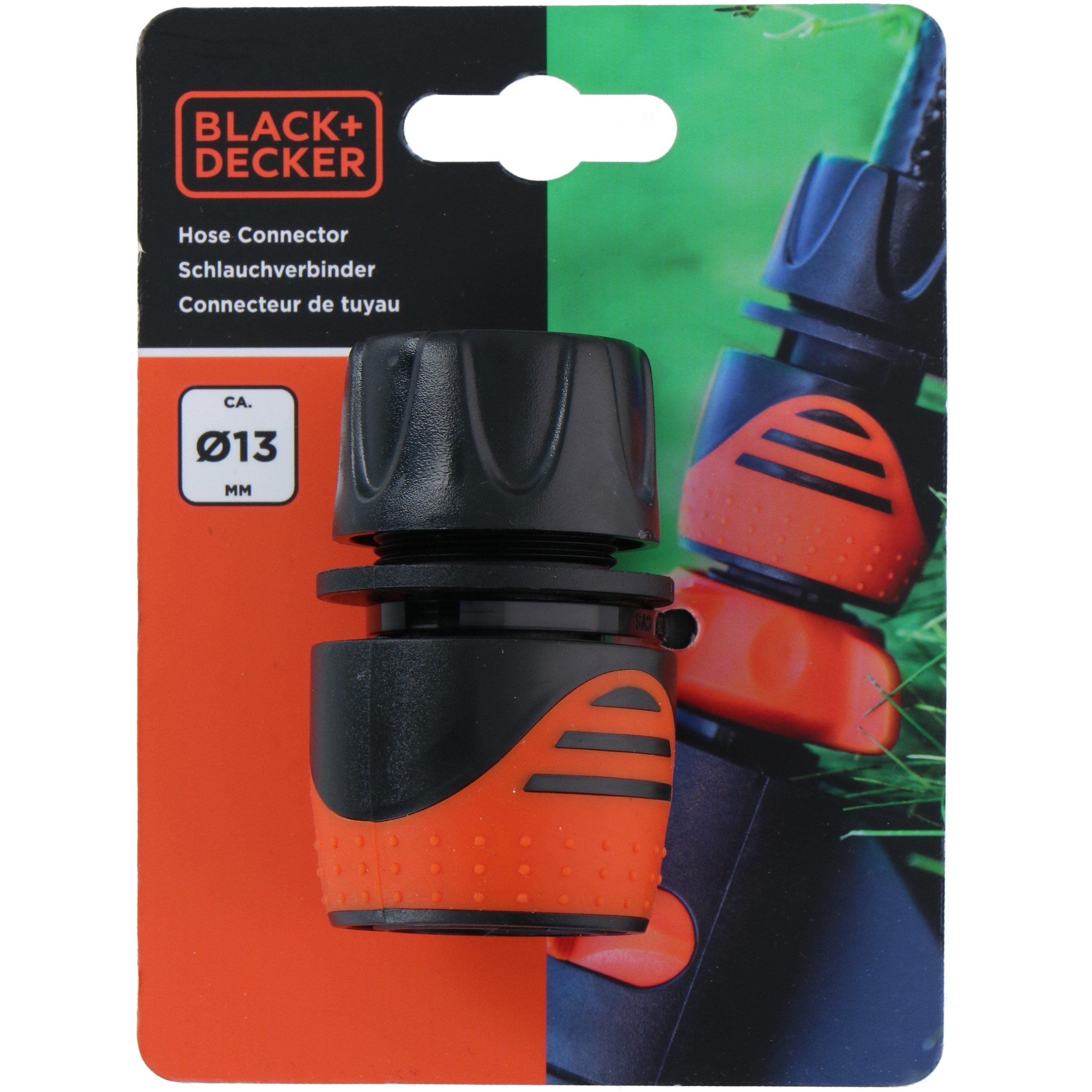 13mm - Black and Decker - 13mm Hose Connector Gardening Tool - 1